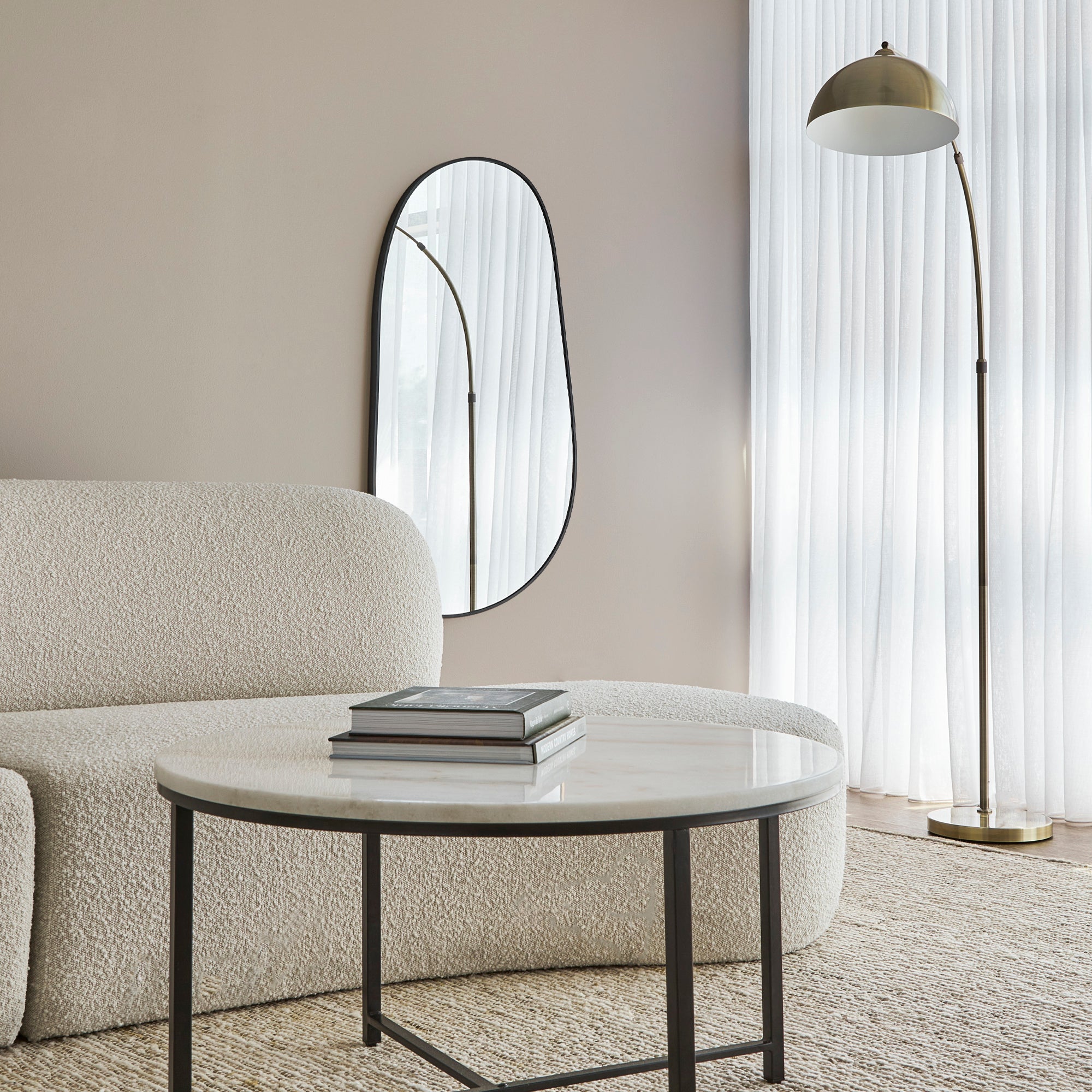 furniture, mirror, and home decor