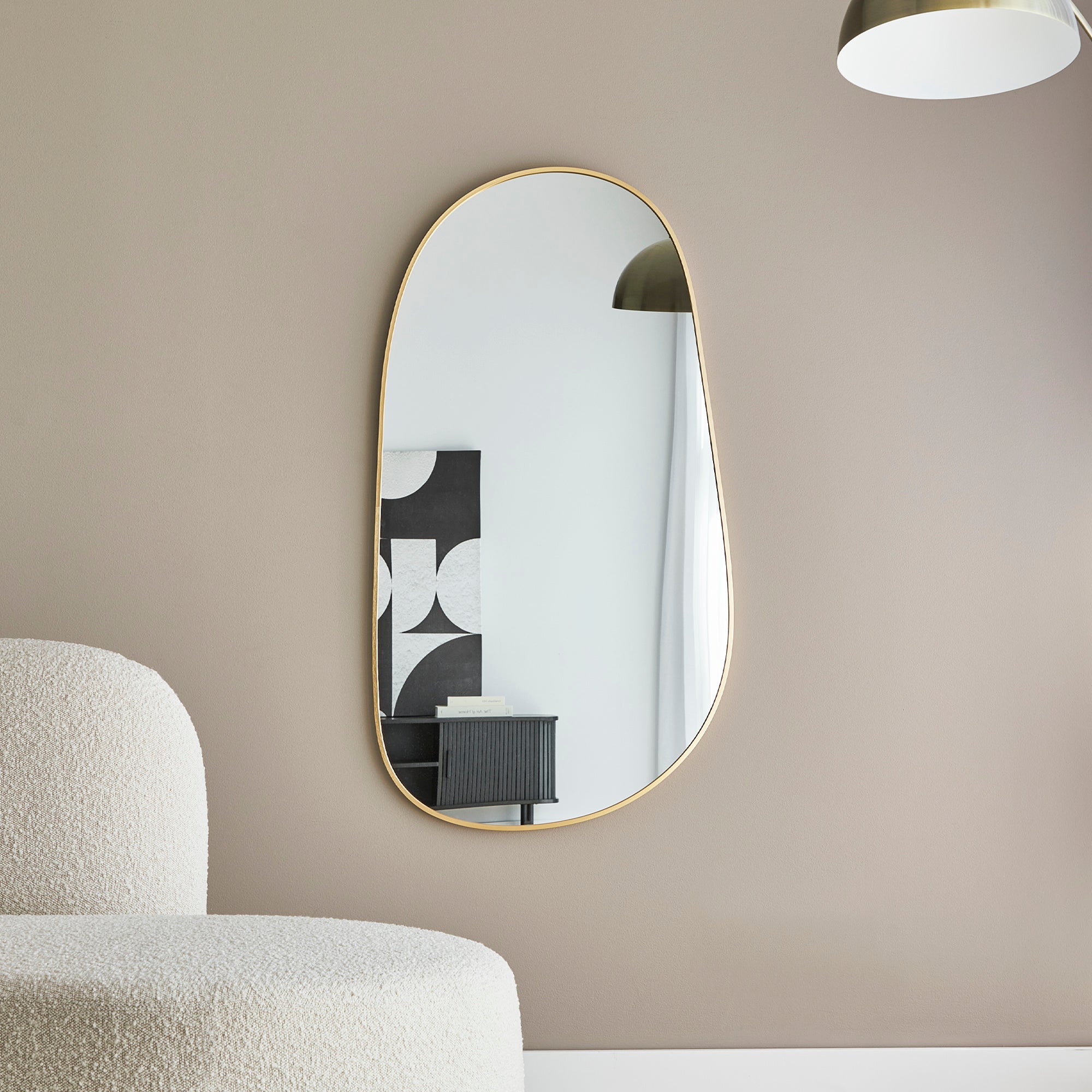 furniture, mirror, and home decor