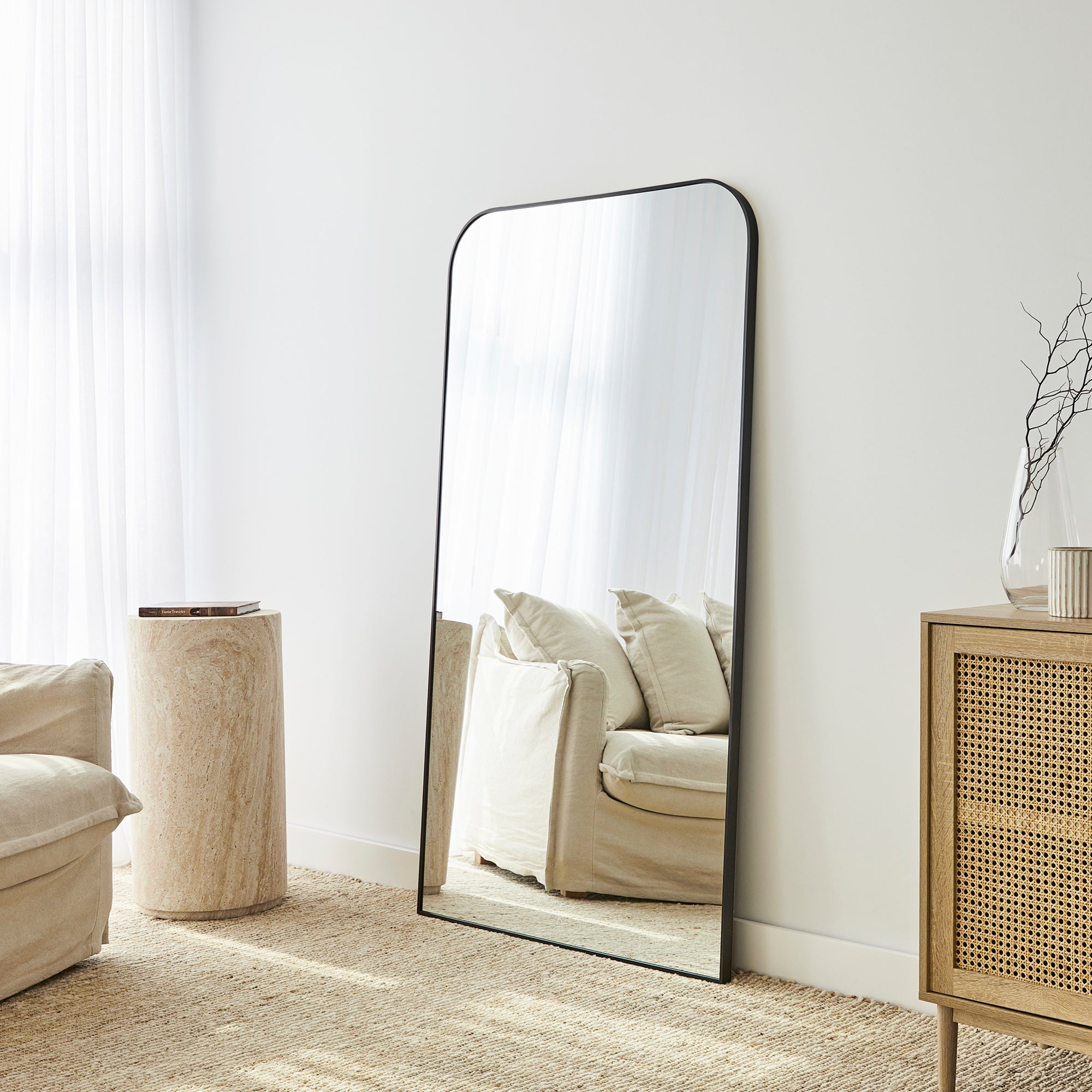 furniture, mirror, and home decor