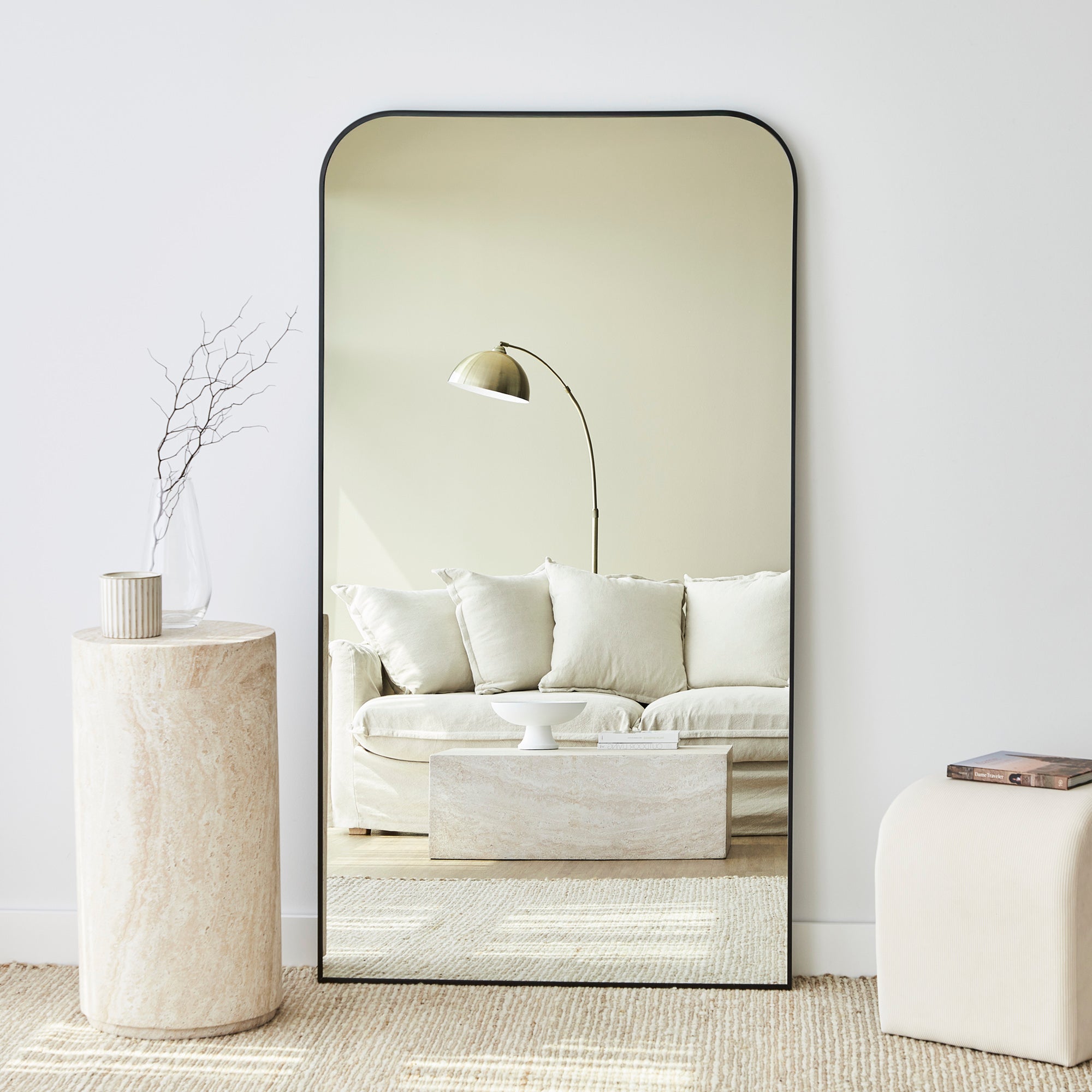 furniture, mirror, and home decor
