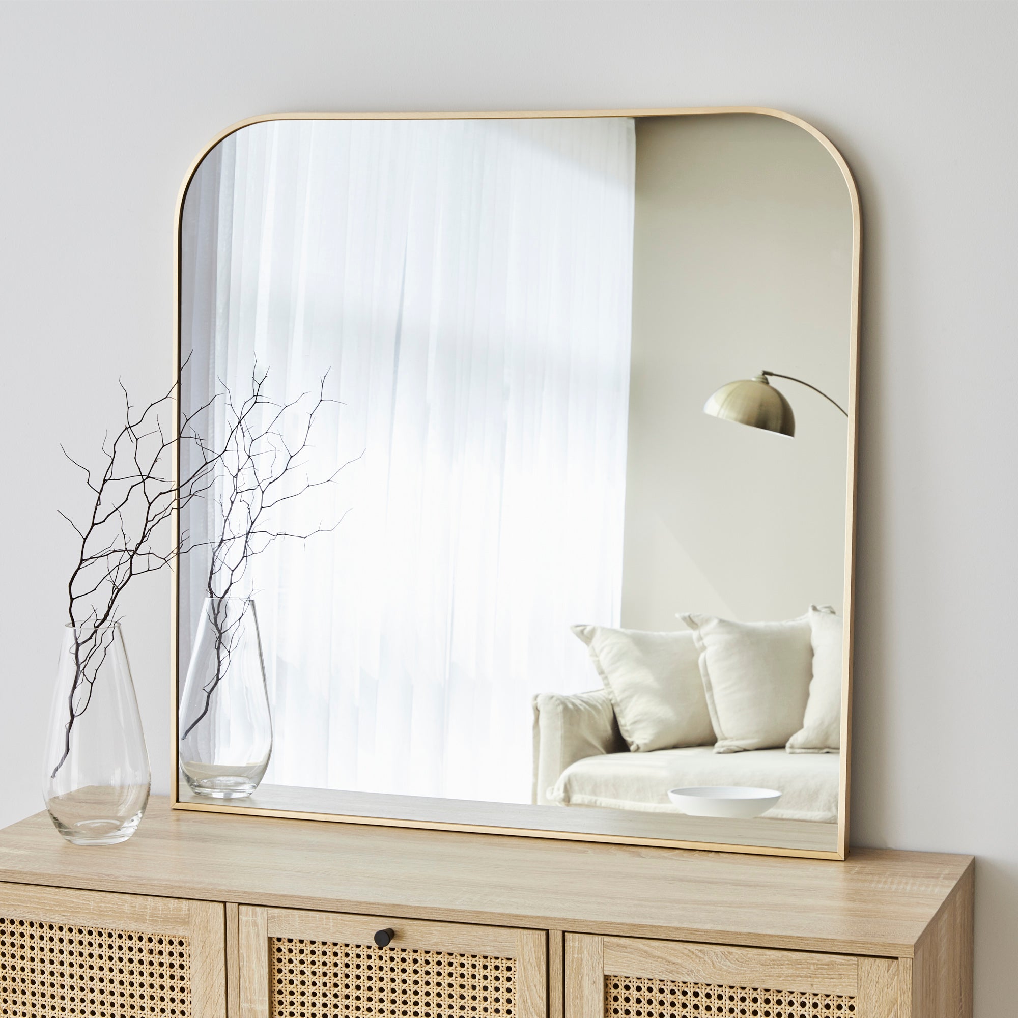 furniture, mirror, and home decor