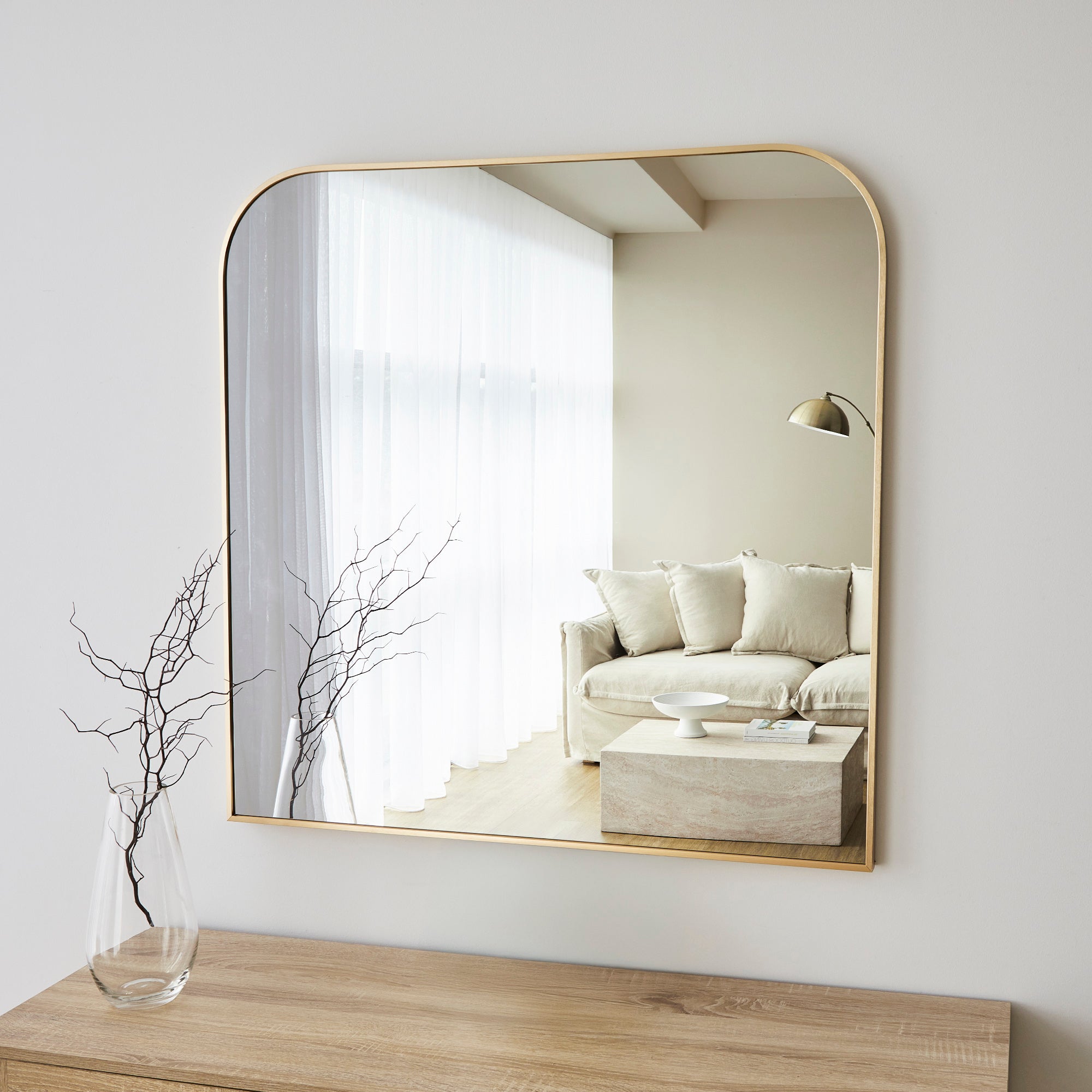 furniture, mirror, and home decor