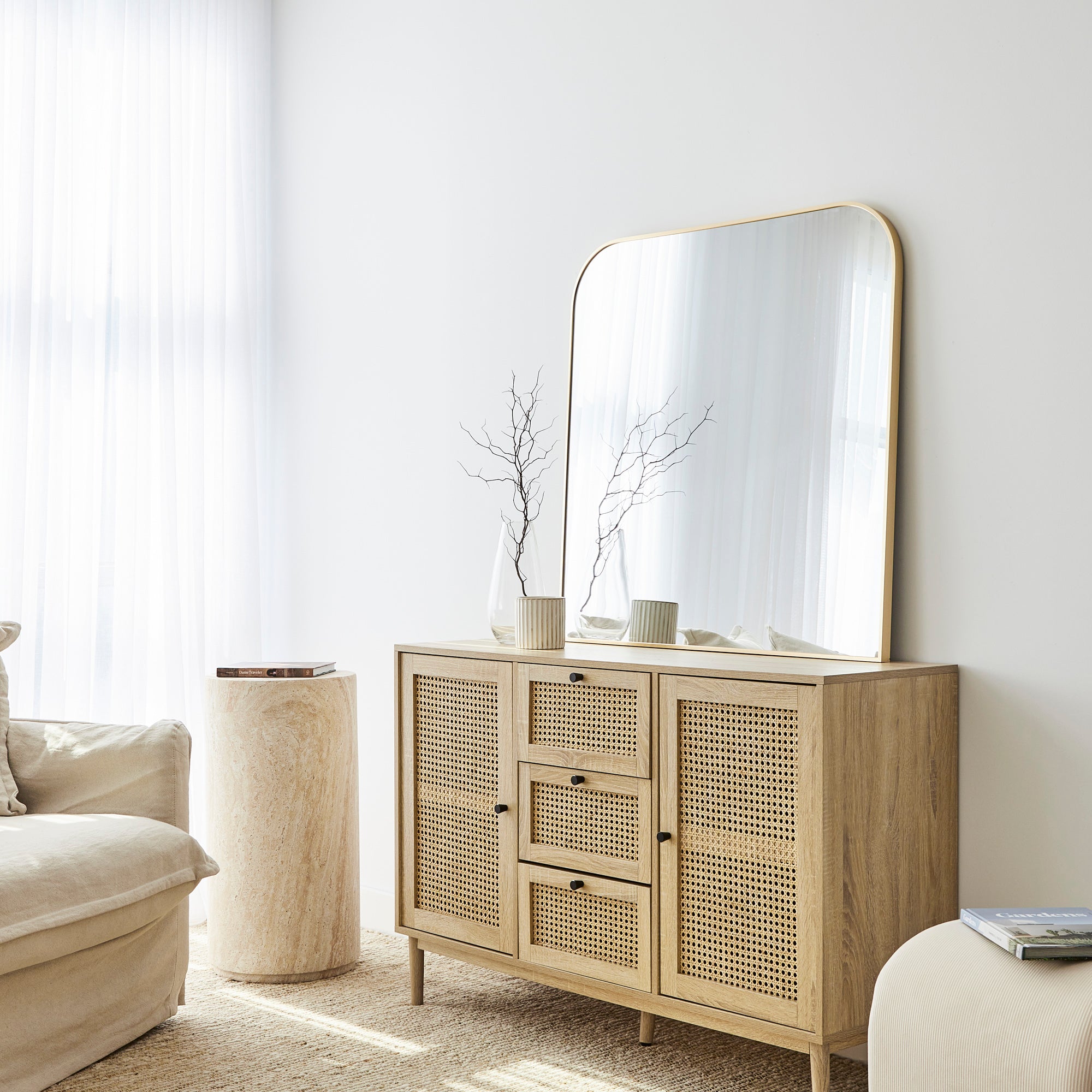 furniture, mirror, and home decor