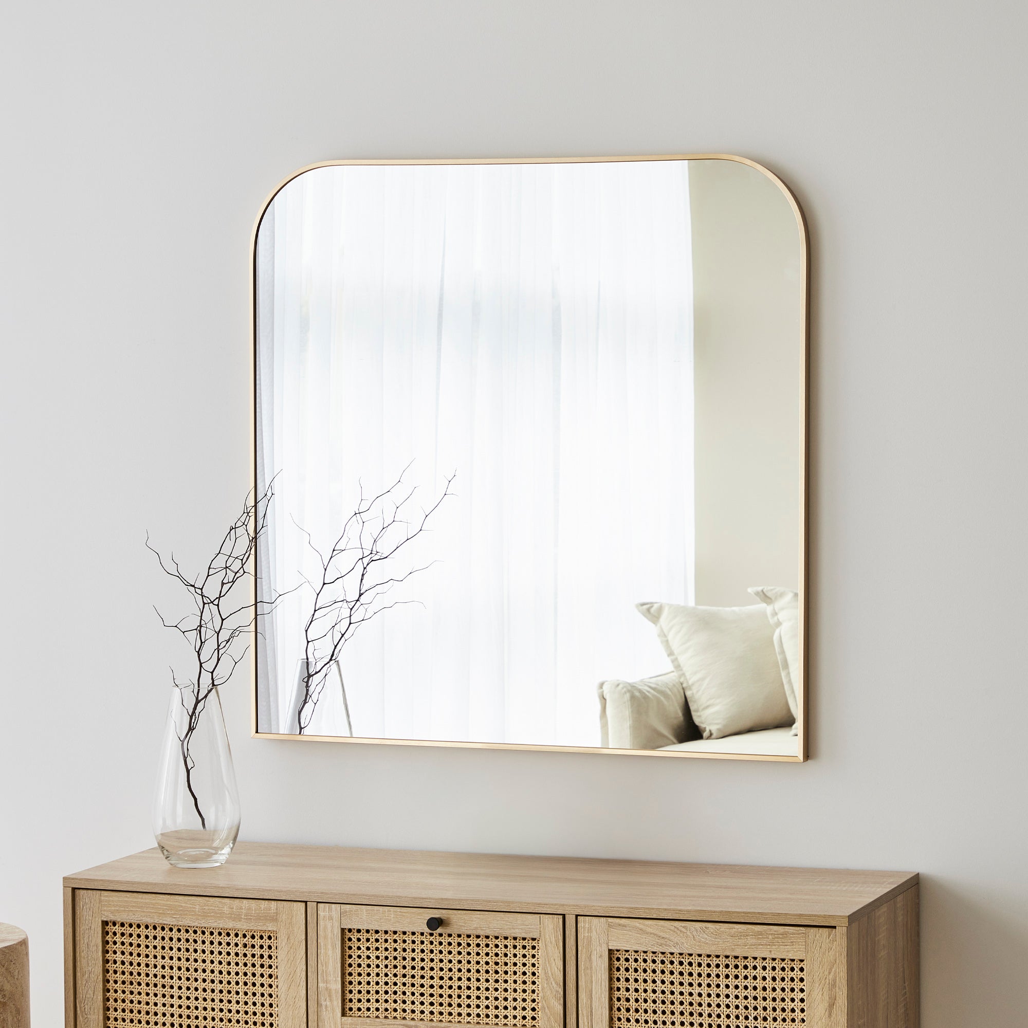 furniture, mirror, and home decor