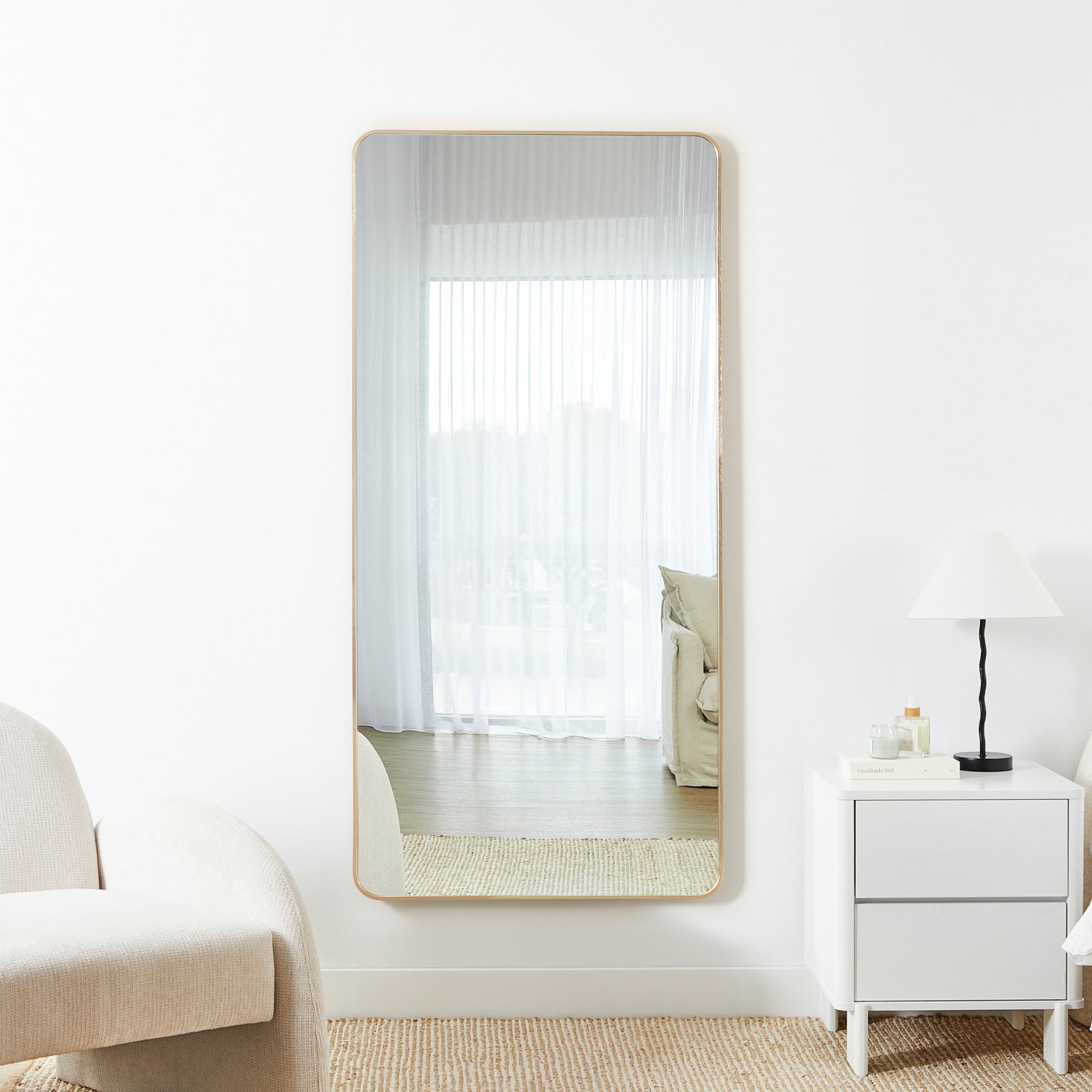 furniture, mirror, and home decor