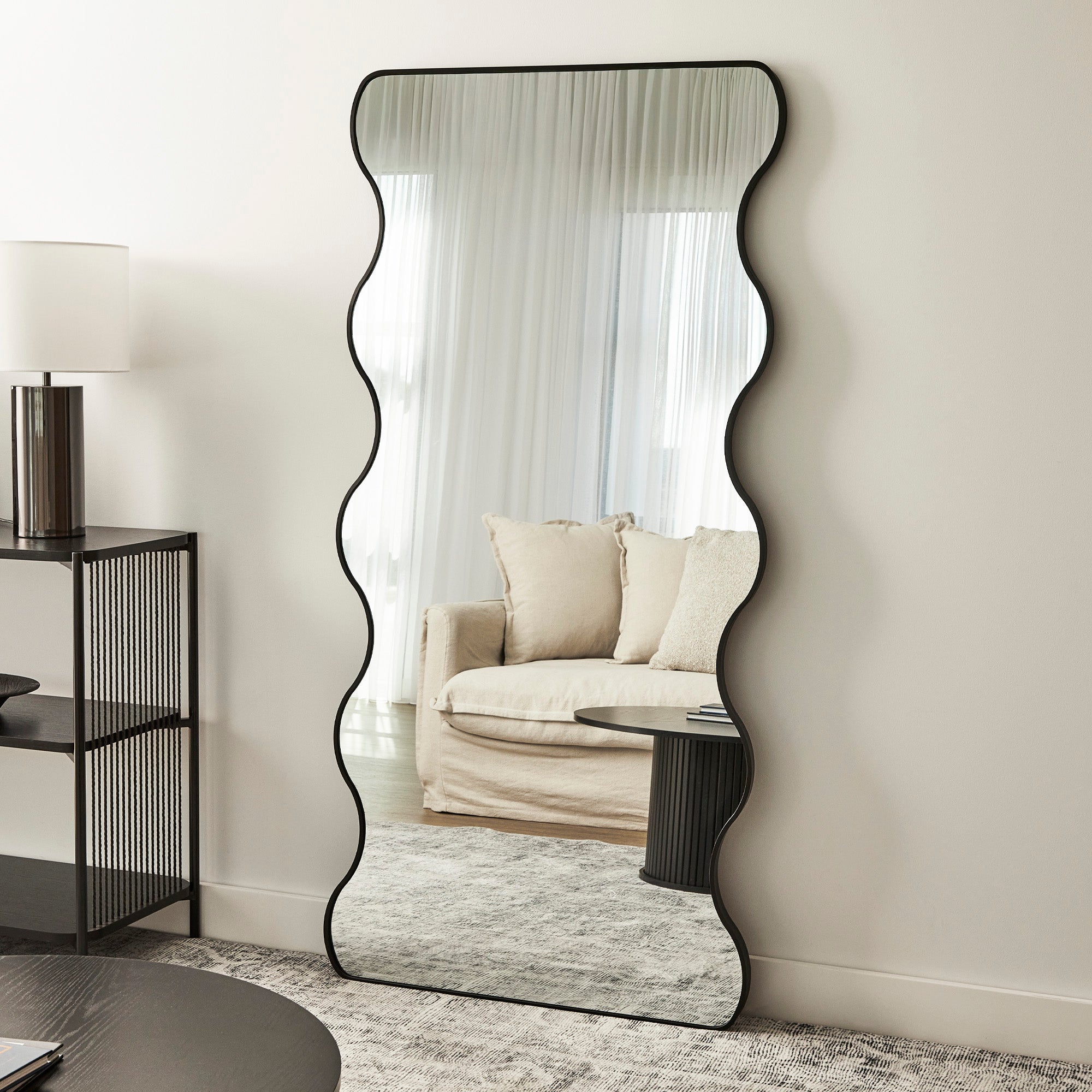 furniture, mirror, and home decor