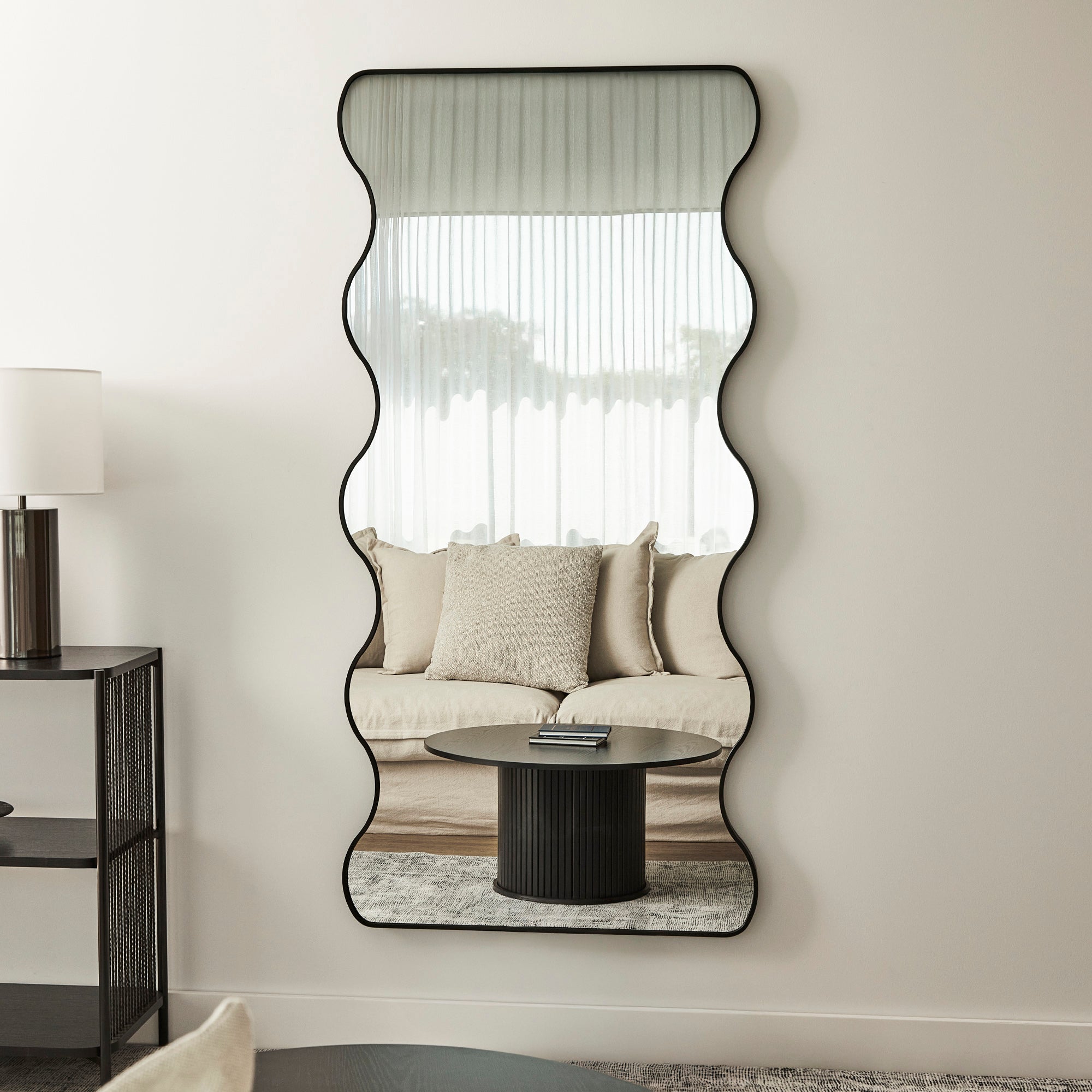 furniture, mirror, and home decor