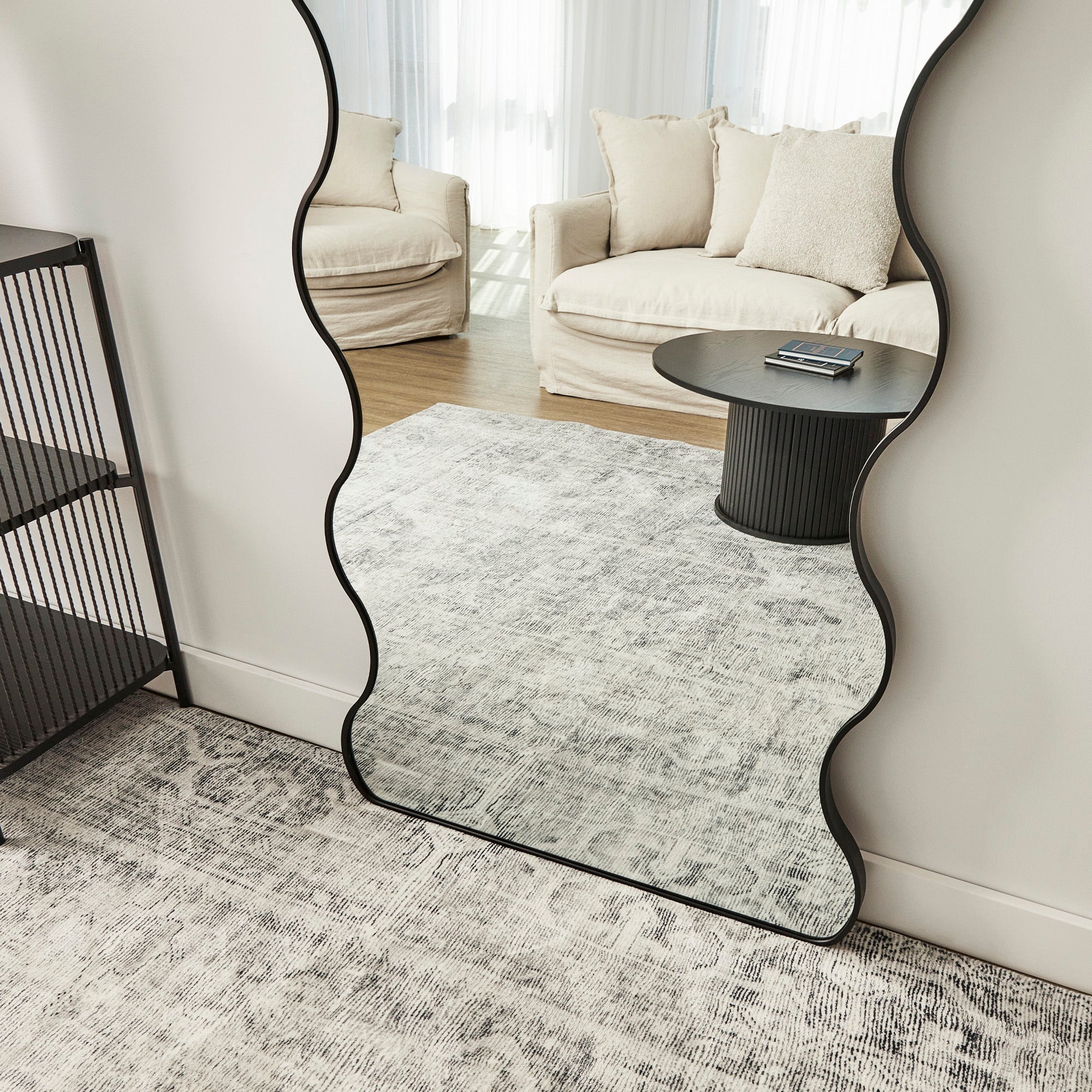 furniture, mirror, and home decor