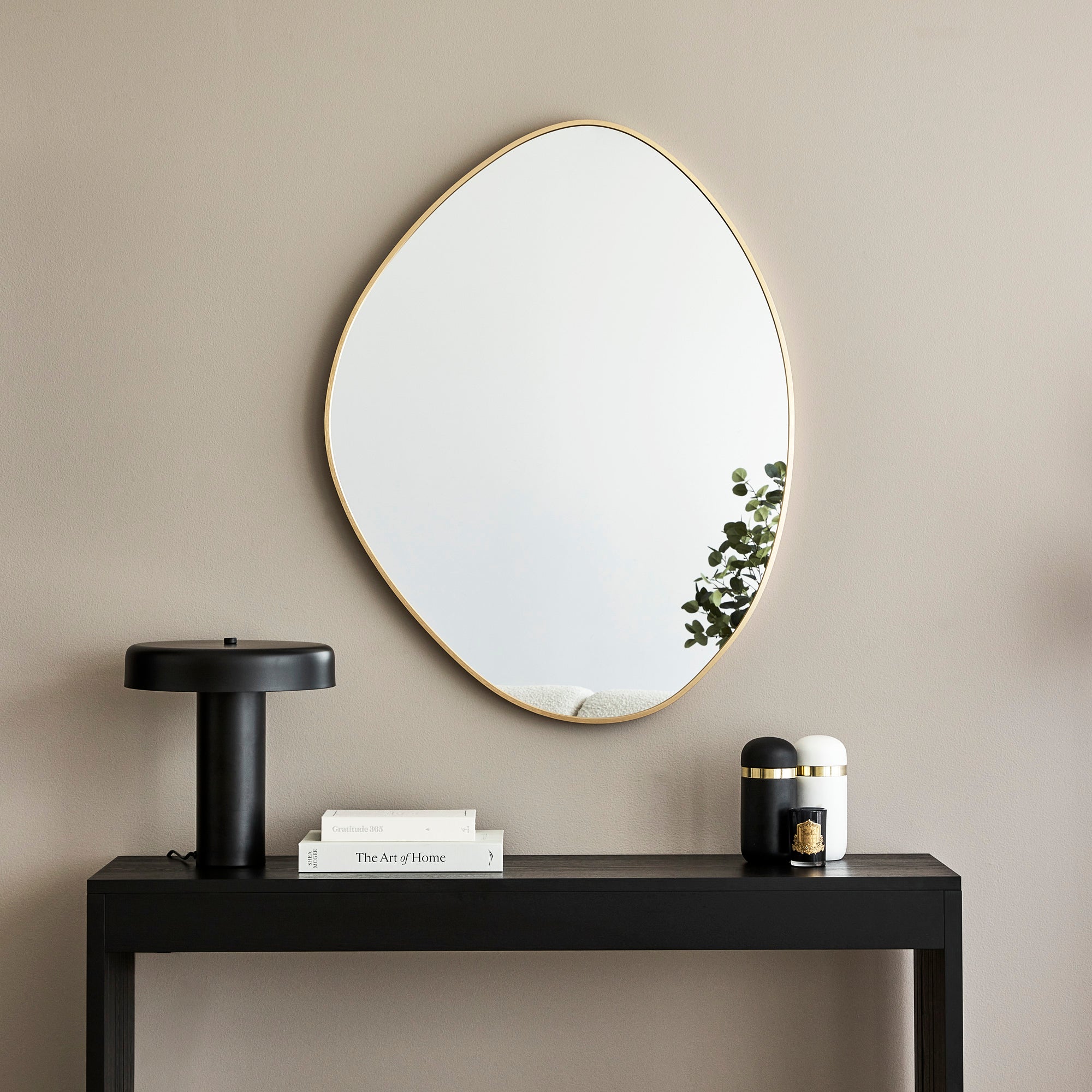 furniture, mirror, and home decor
