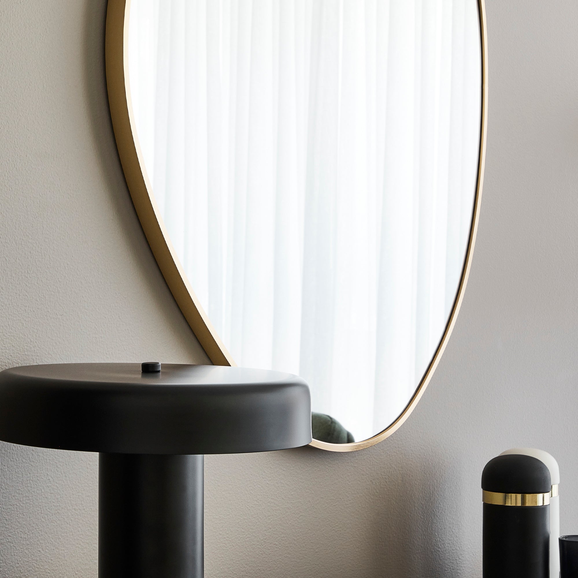 furniture, mirror, and home decor