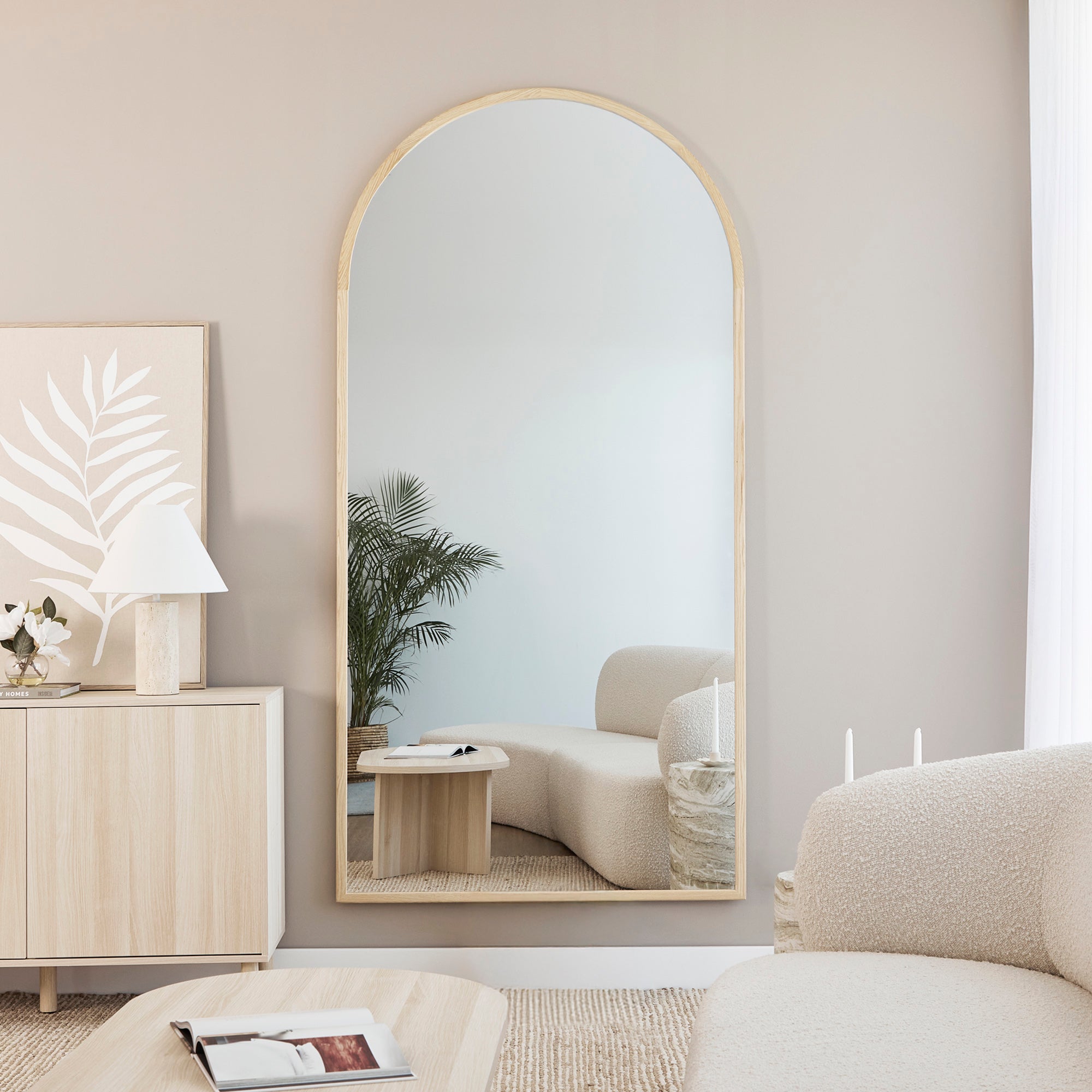furniture, mirror, and home decor