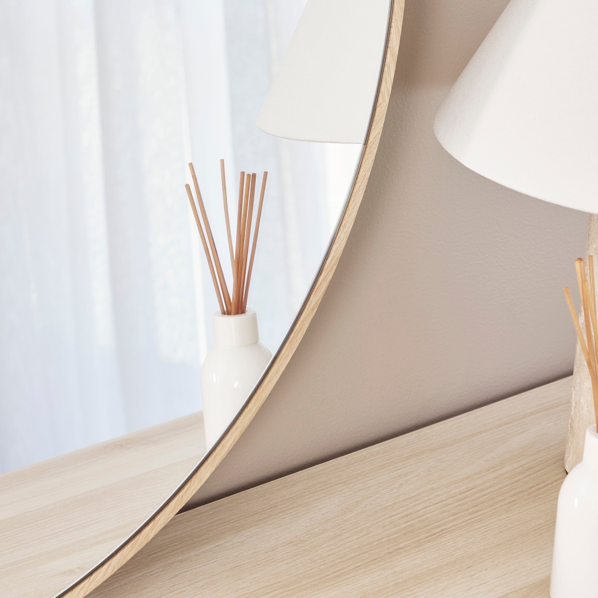 furniture, mirror, and home decor