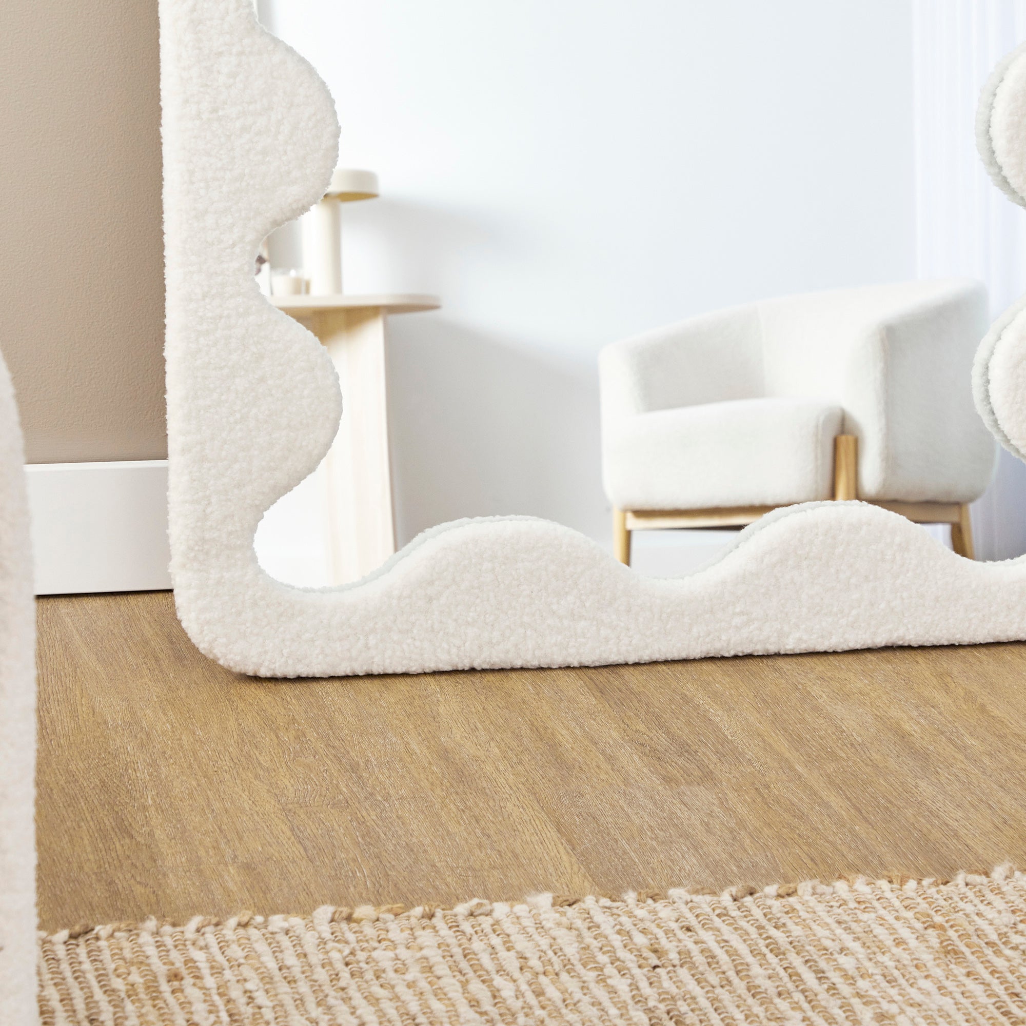 furniture, mirror, and home decor