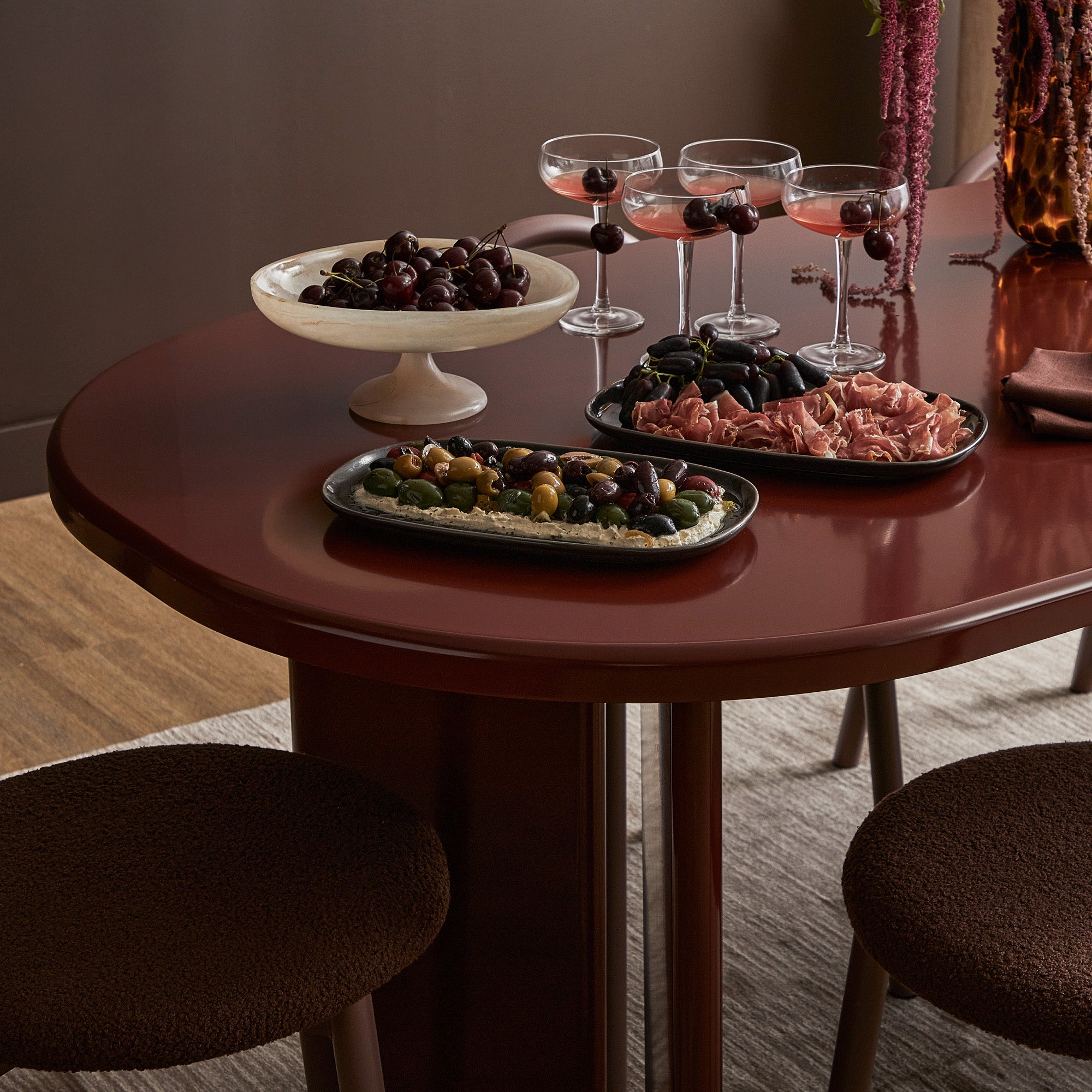 furniture, mirror, and home decor