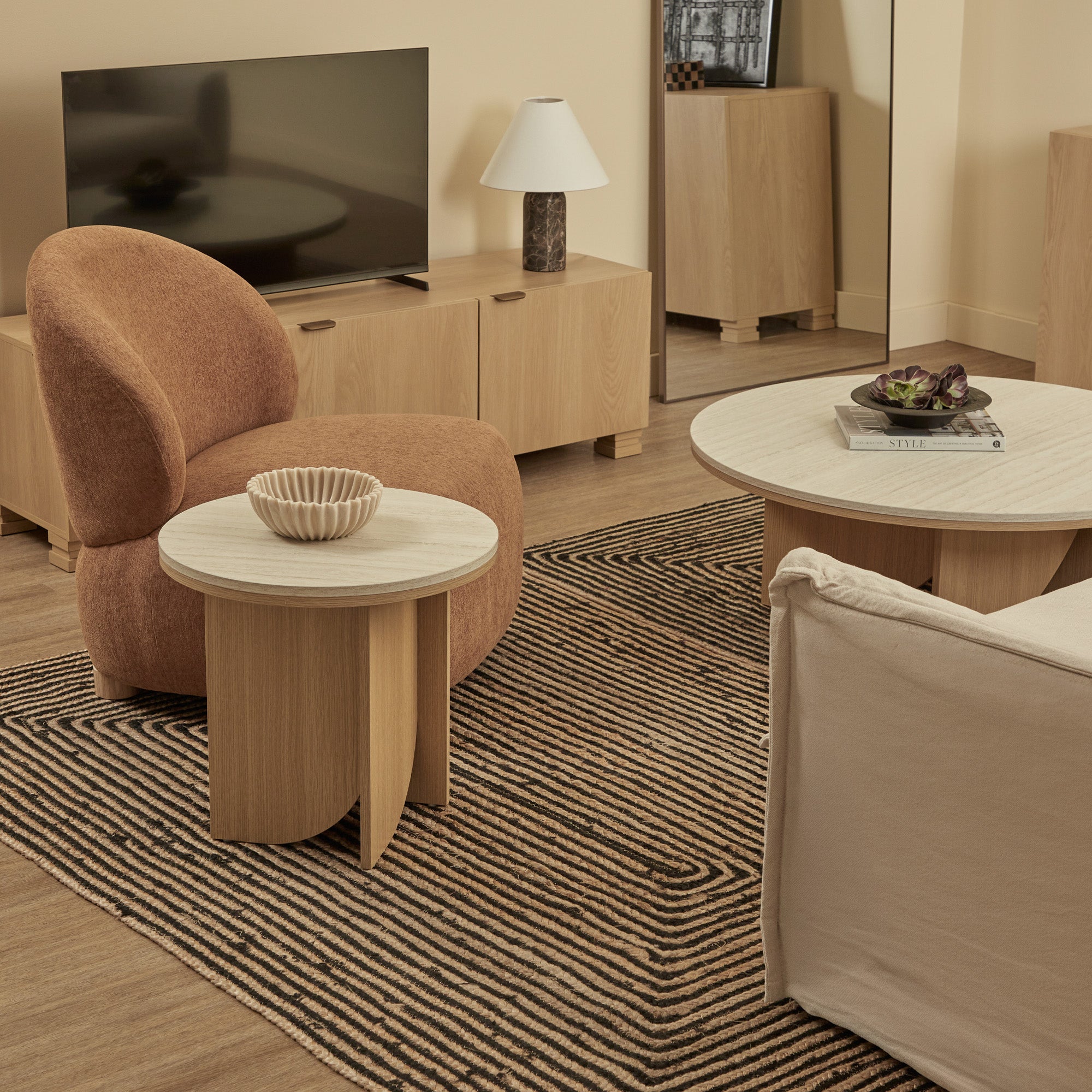 furniture, mirror, and home decor
