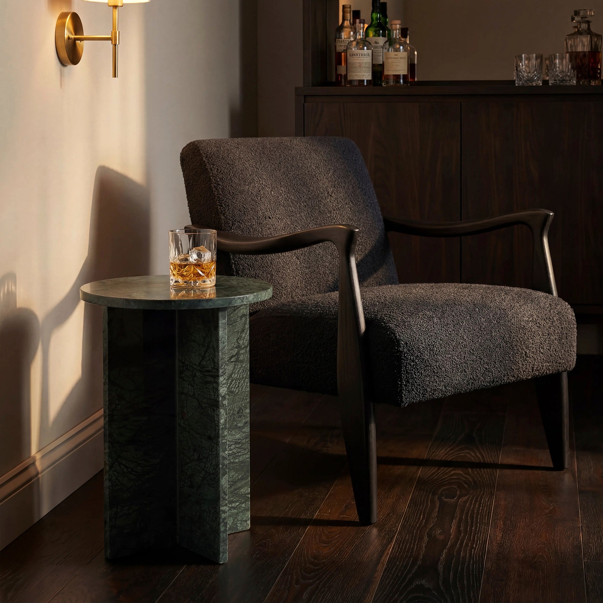furniture, mirror, and home decor
