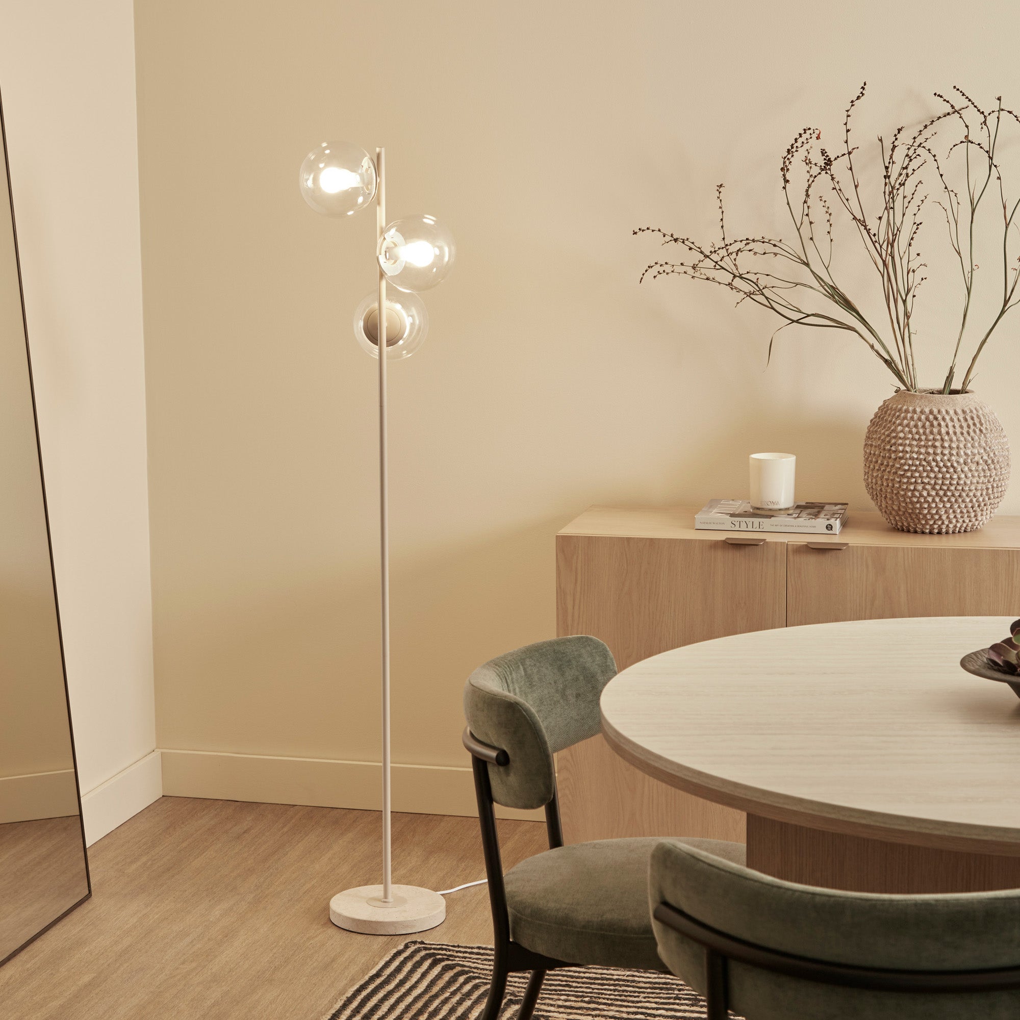 furniture, mirror, and home decor