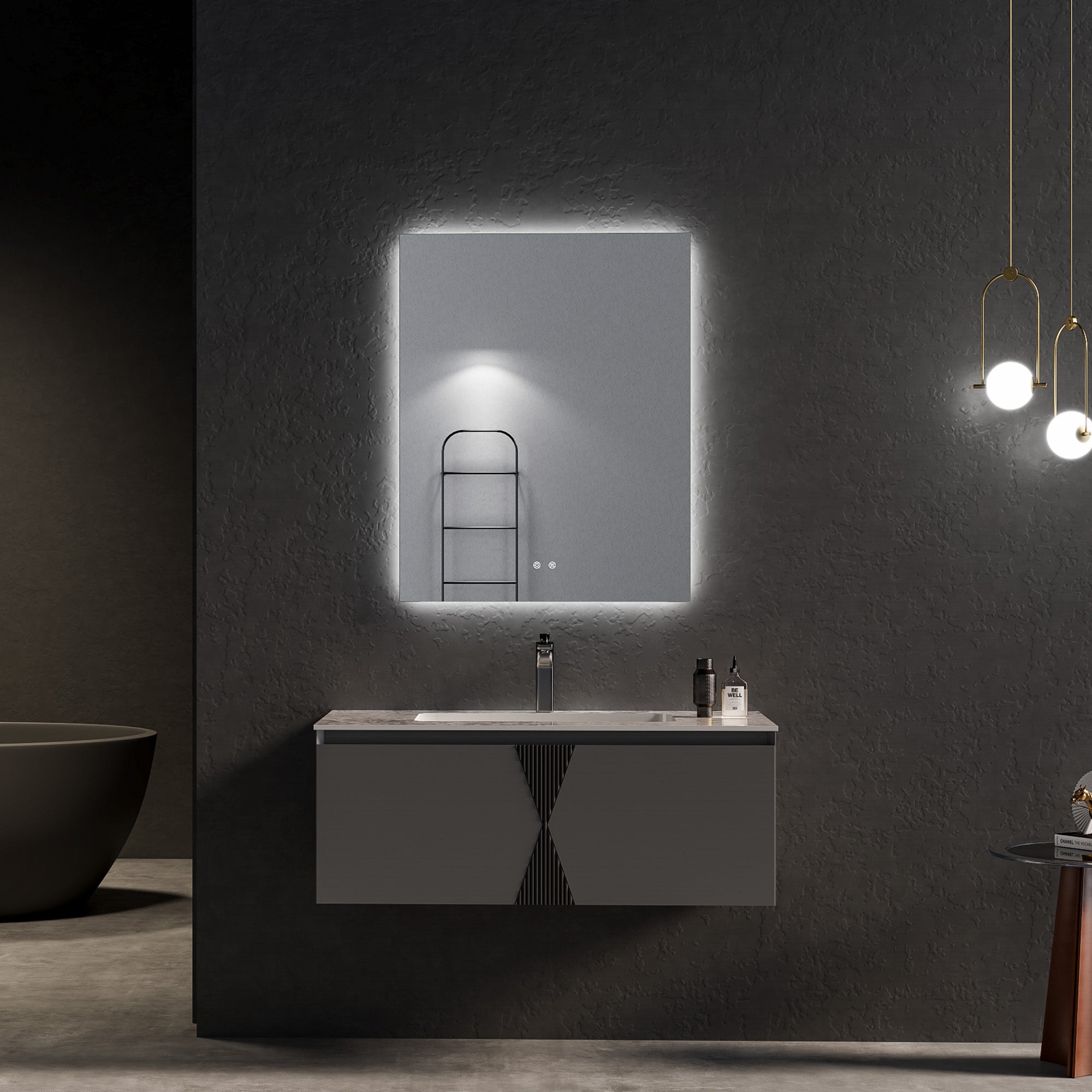 furniture, mirror, and home decor