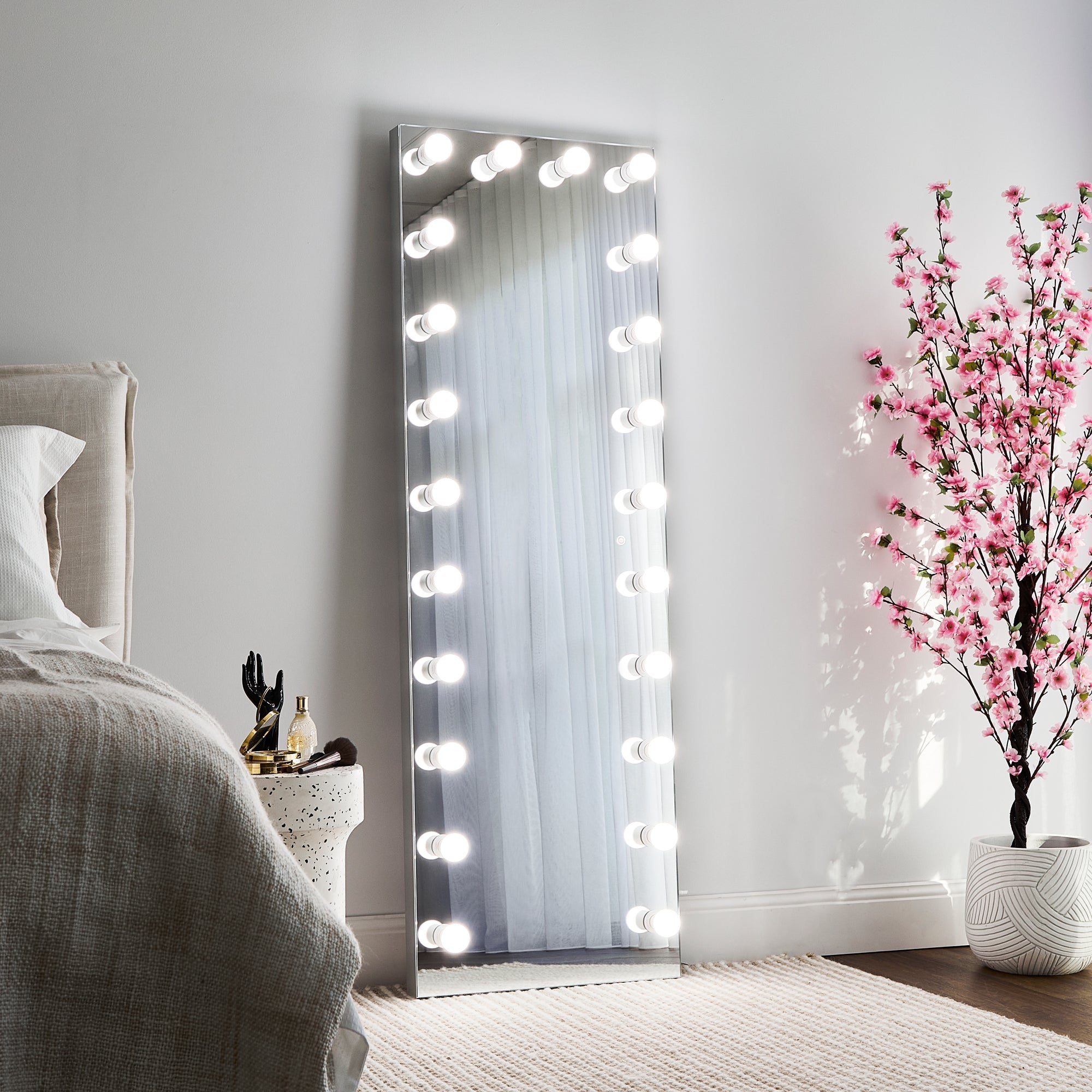 furniture, mirror, and home decor