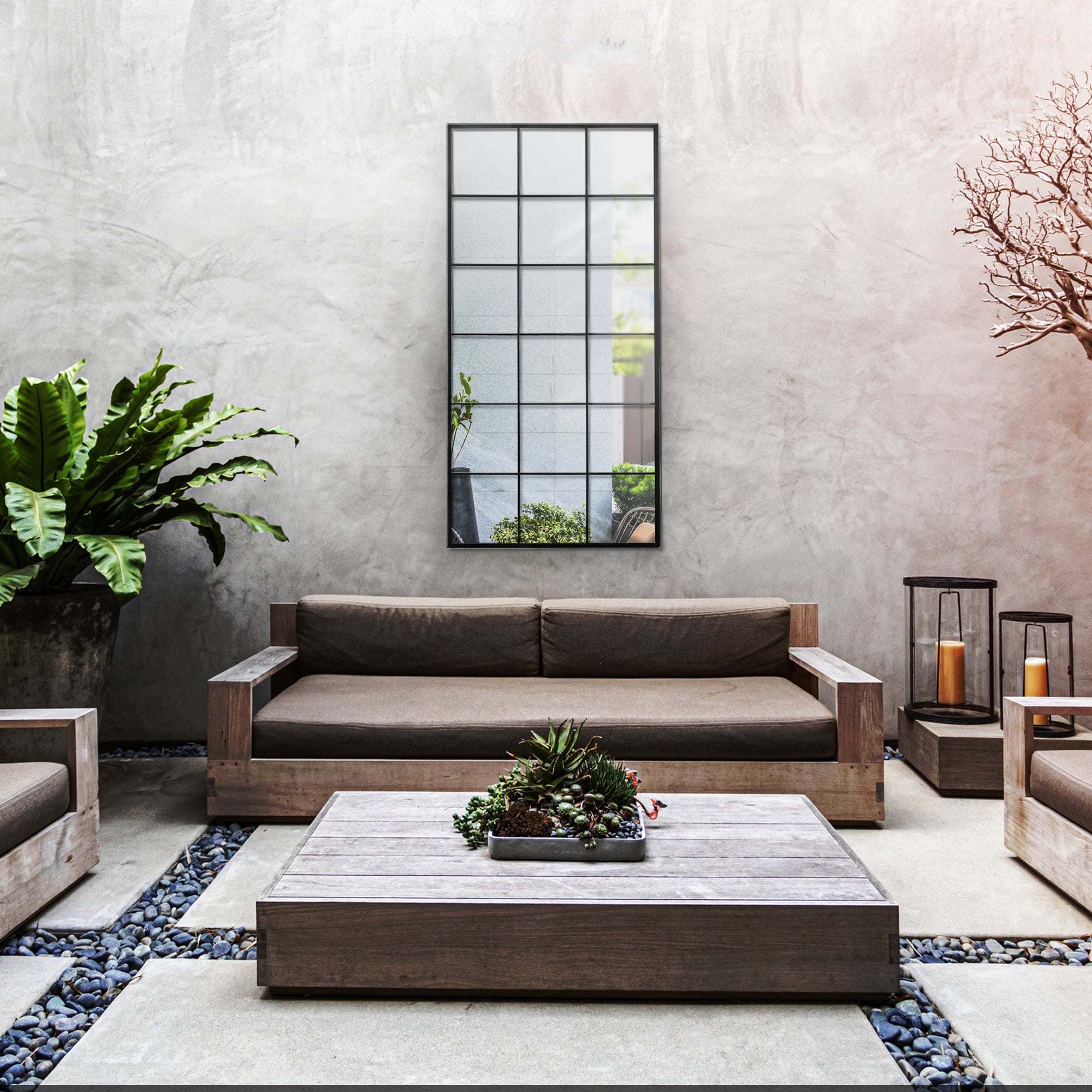 furniture, mirror, and home decor
