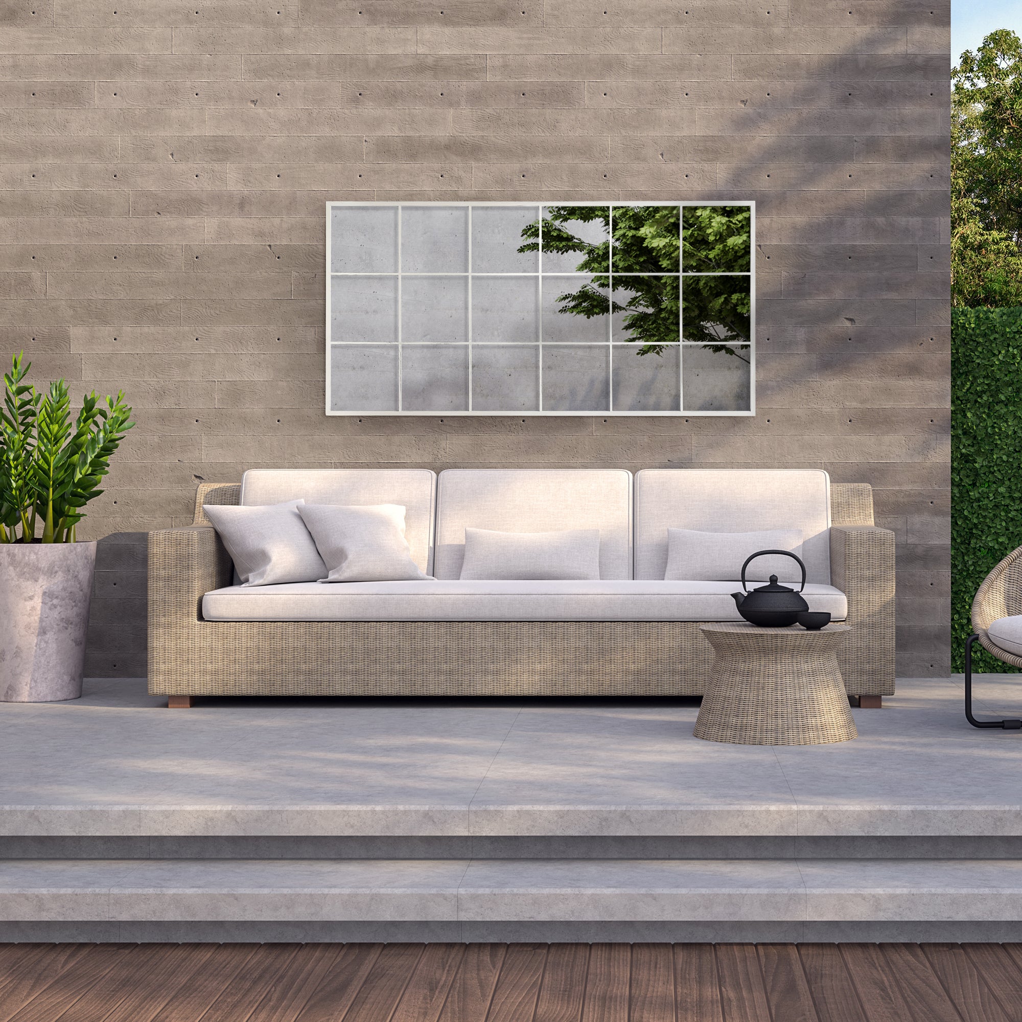 furniture, mirror, and home decor