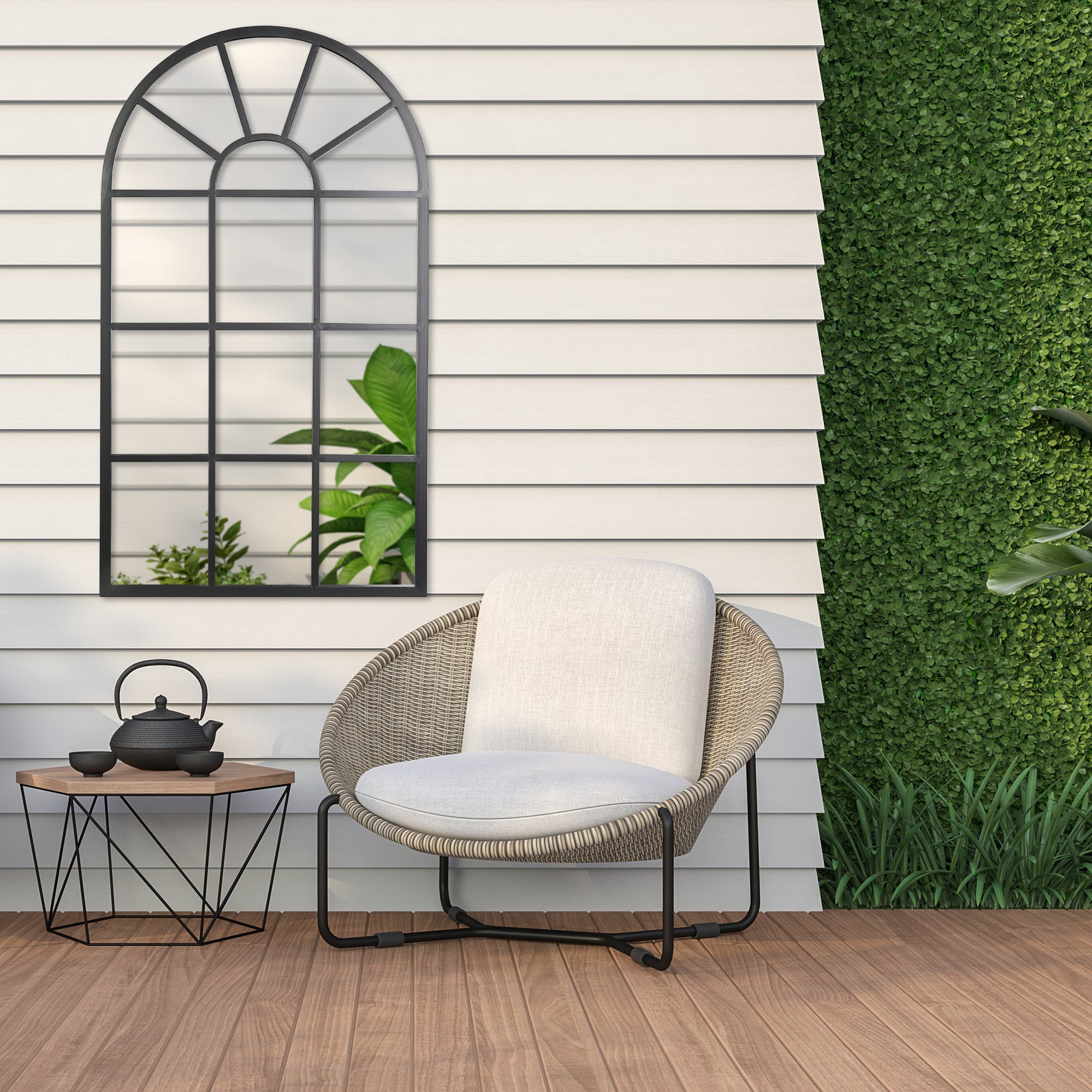 furniture, mirror, and home decor