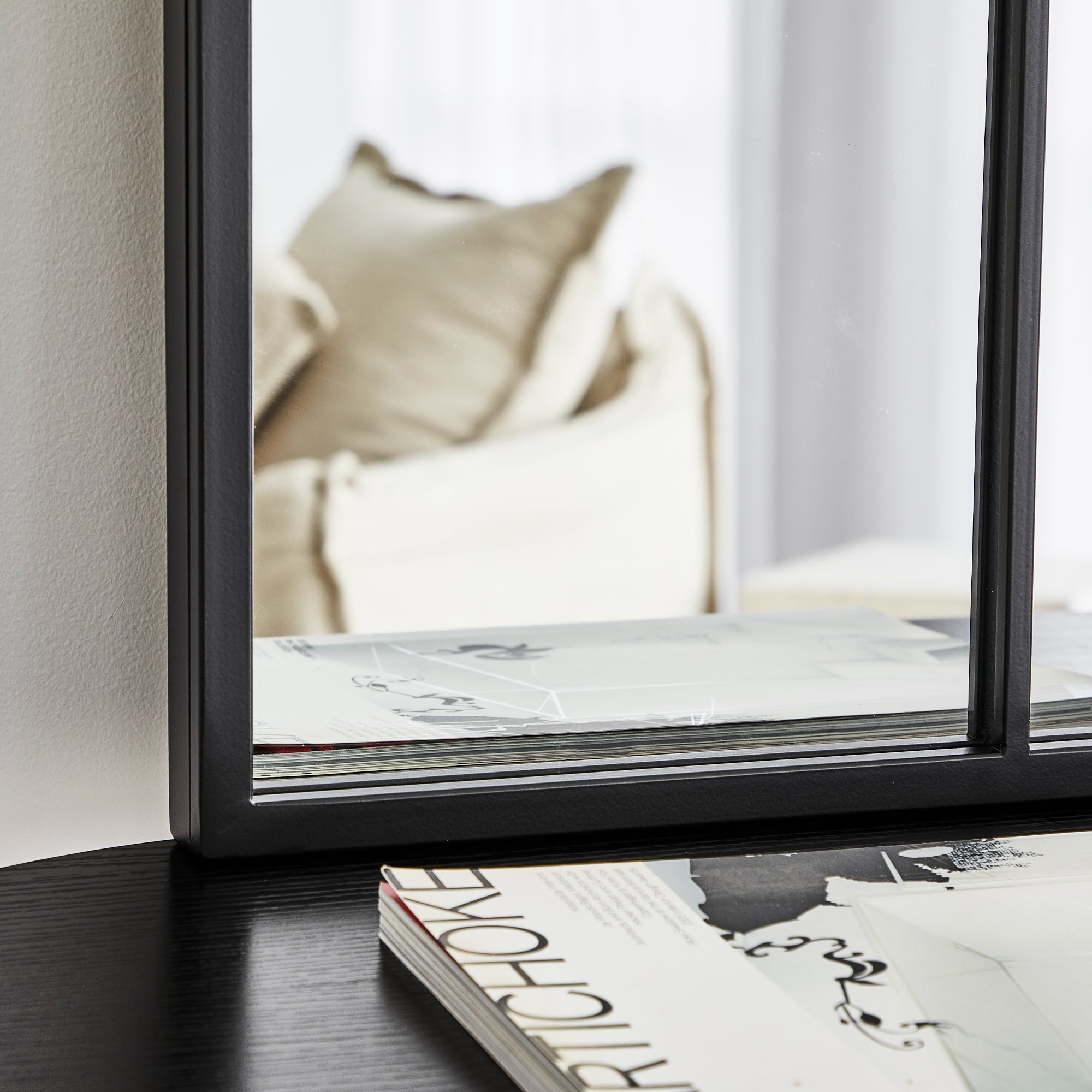 furniture, mirror, and home decor