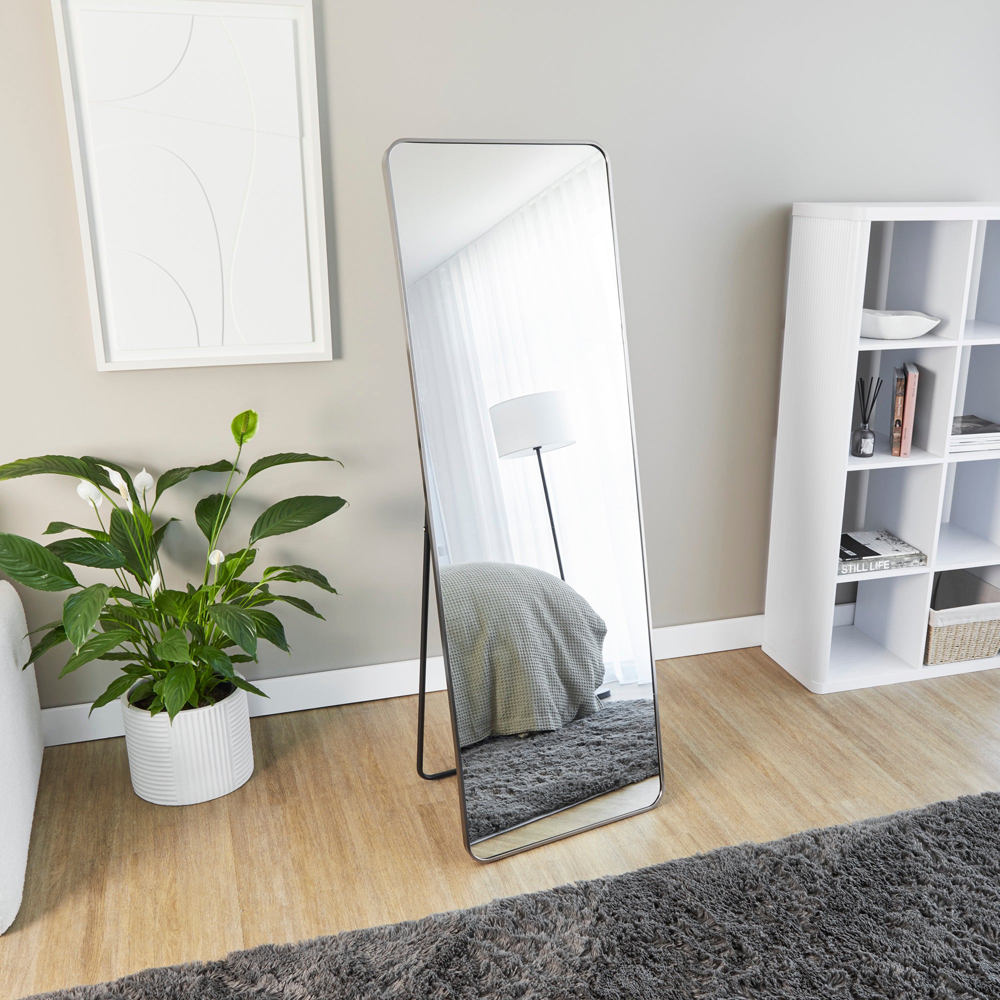 furniture, mirror, and home decor