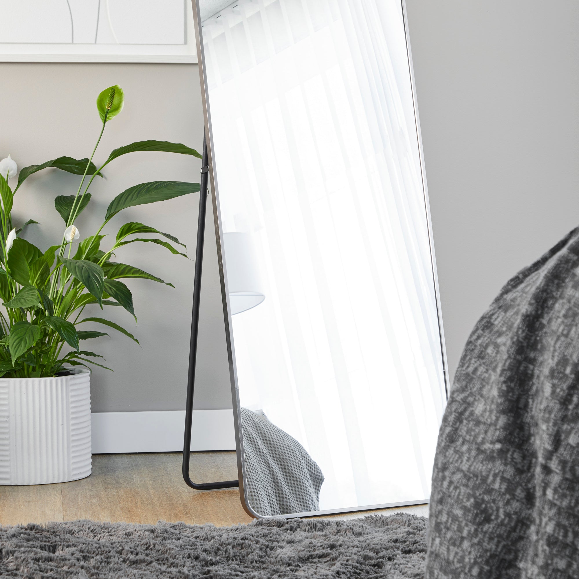 furniture, mirror, and home decor