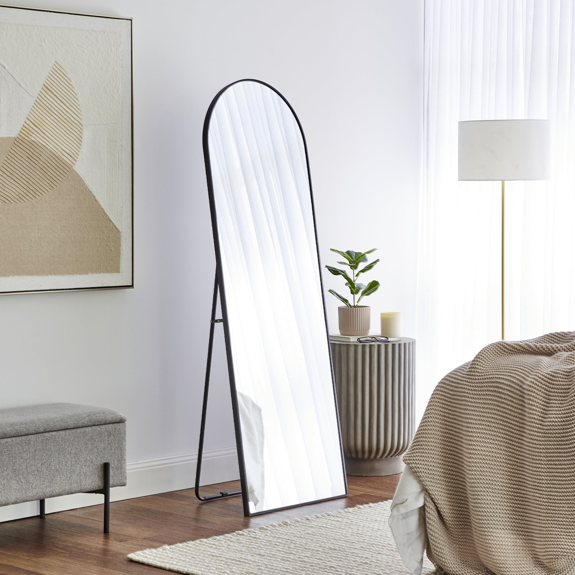 furniture, mirror, and home decor