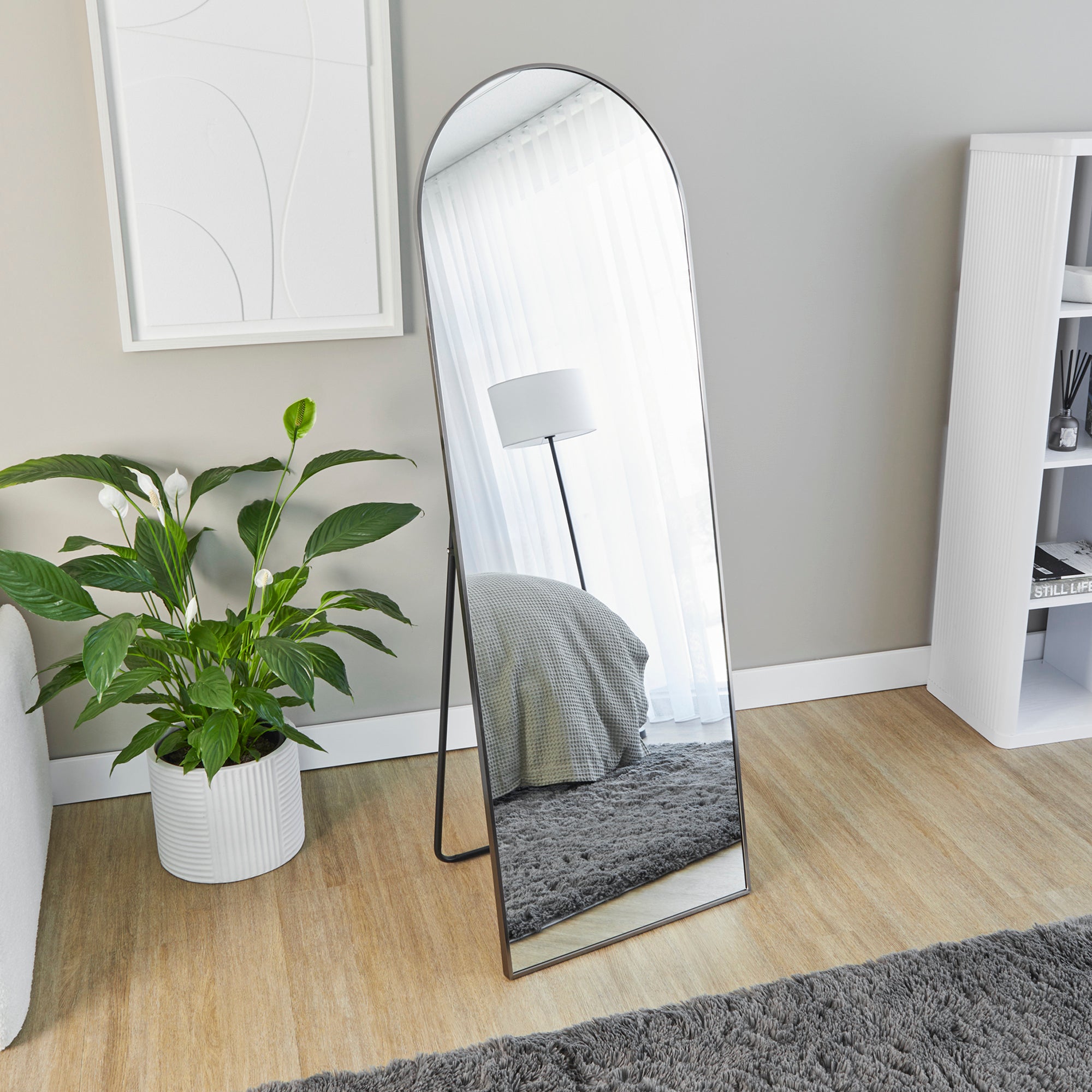 furniture, mirror, and home decor