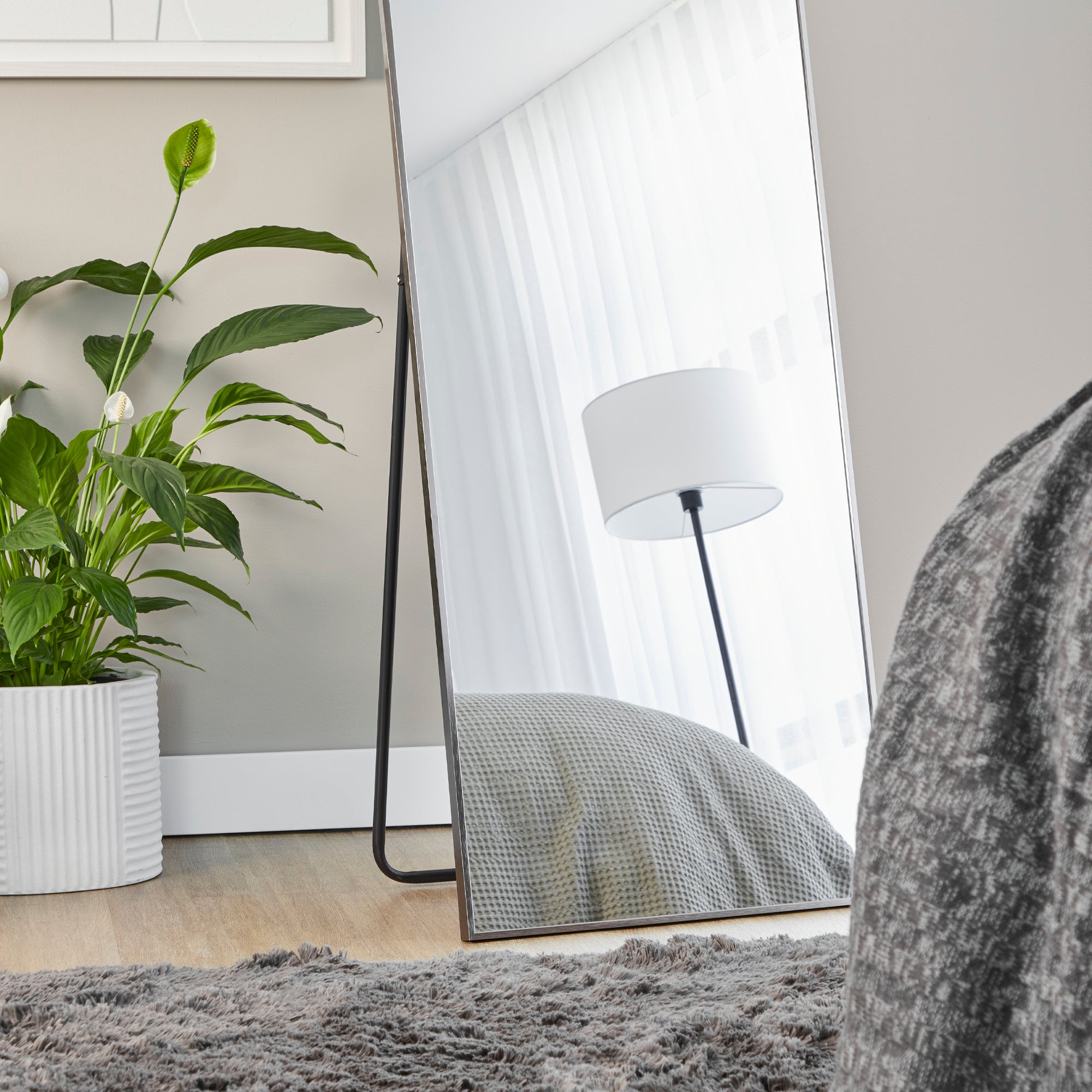 furniture, mirror, and home decor