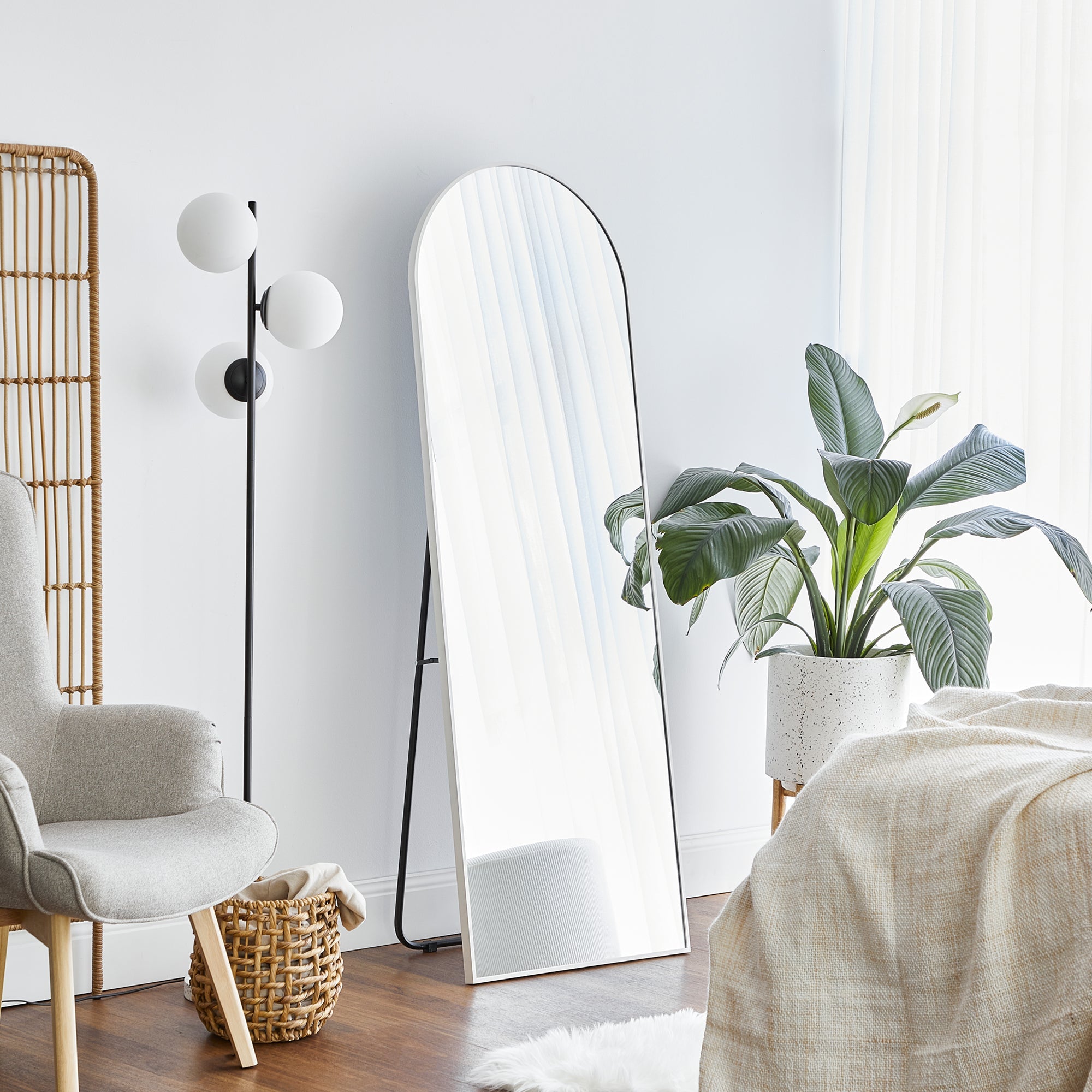 furniture, mirror, and home decor