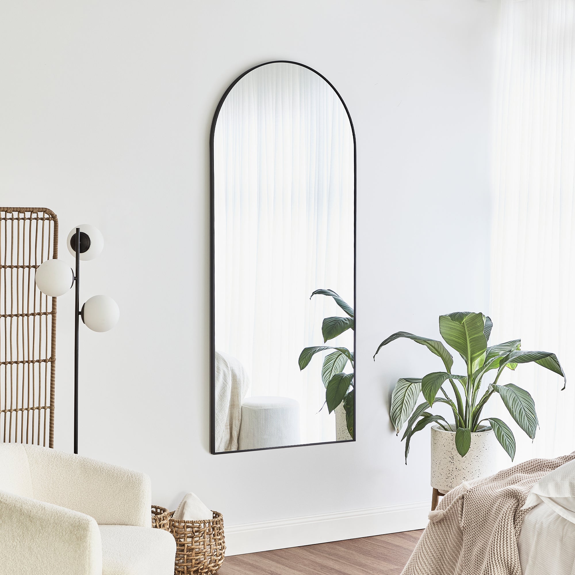 furniture, mirror, and home decor