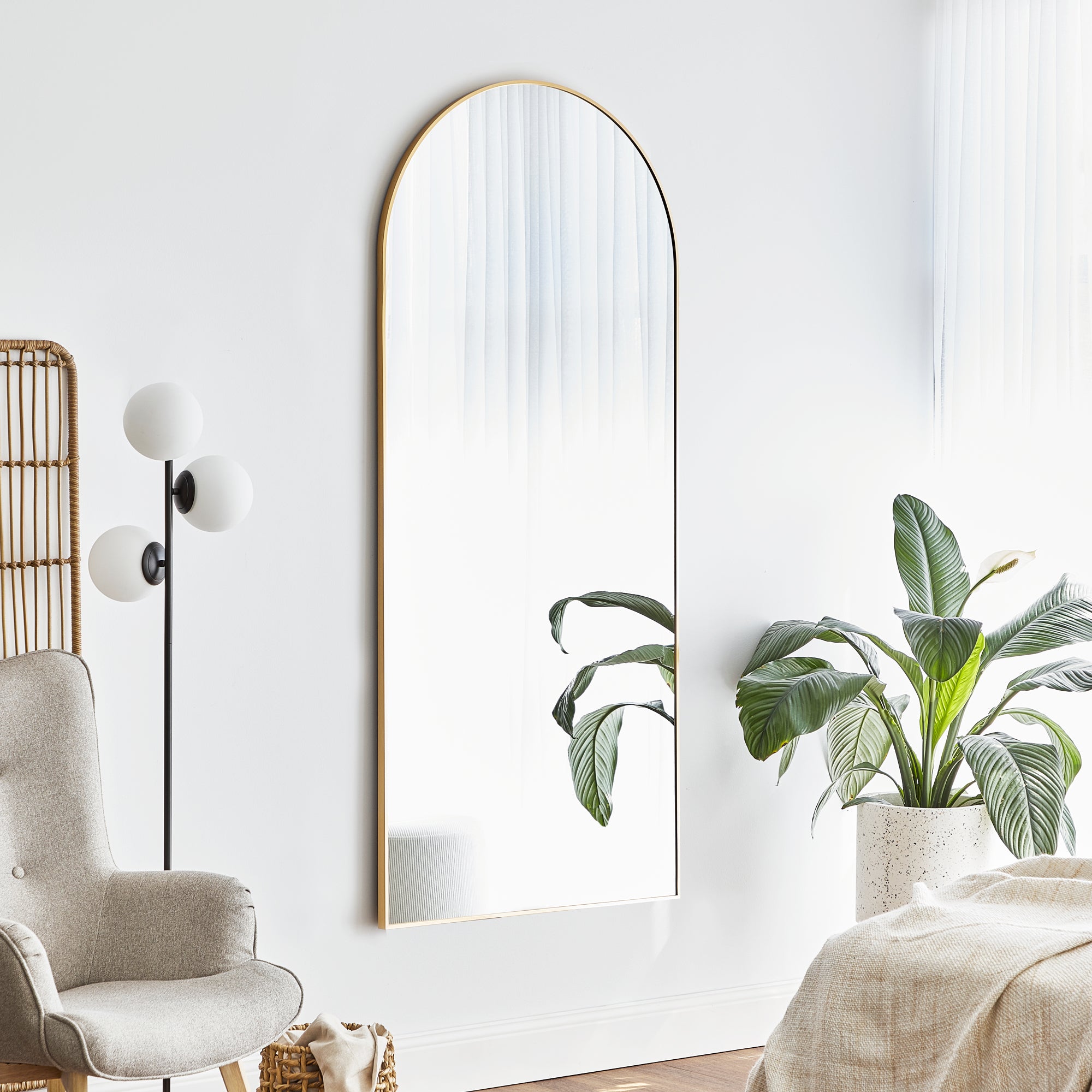 furniture, mirror, and home decor