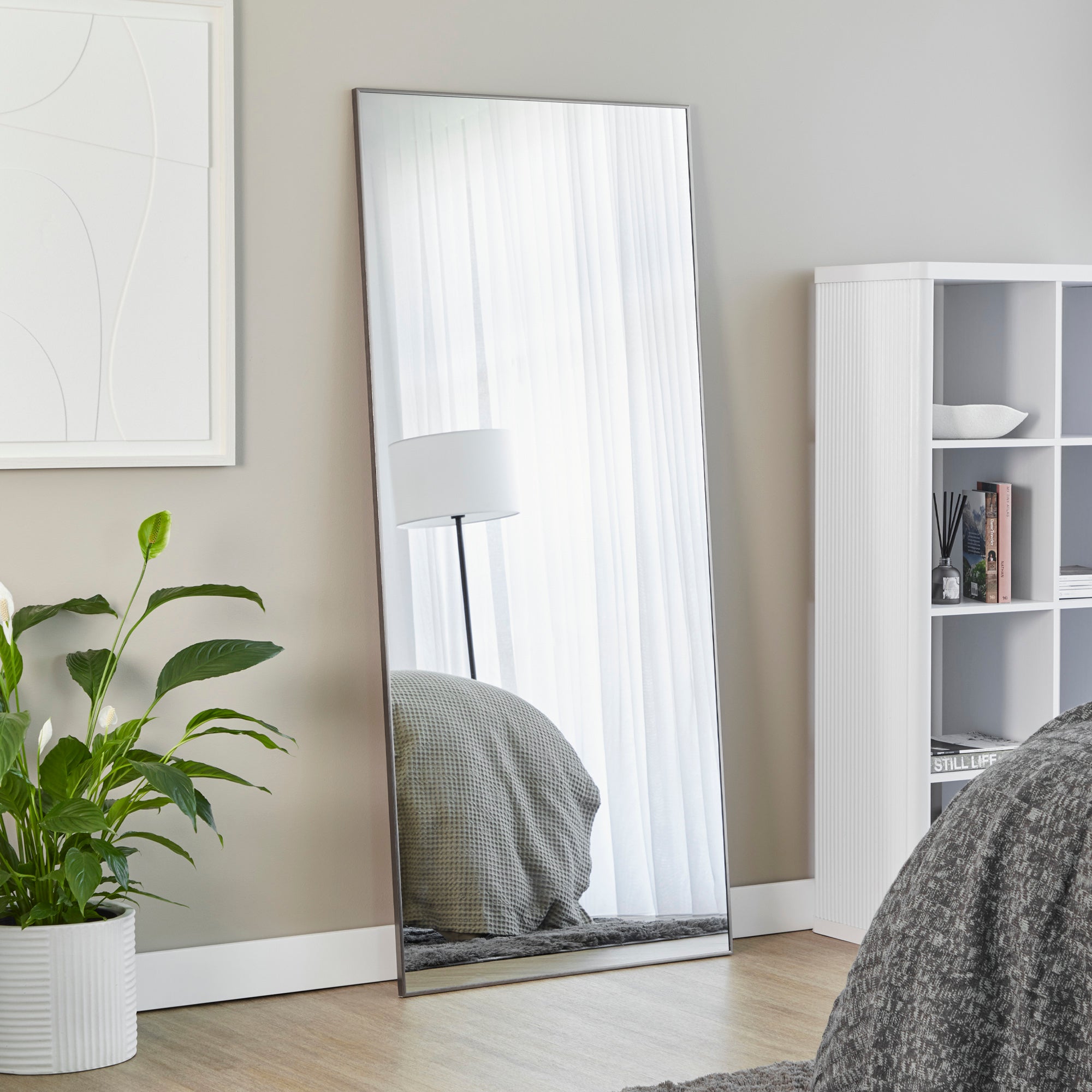 furniture, mirror, and home decor