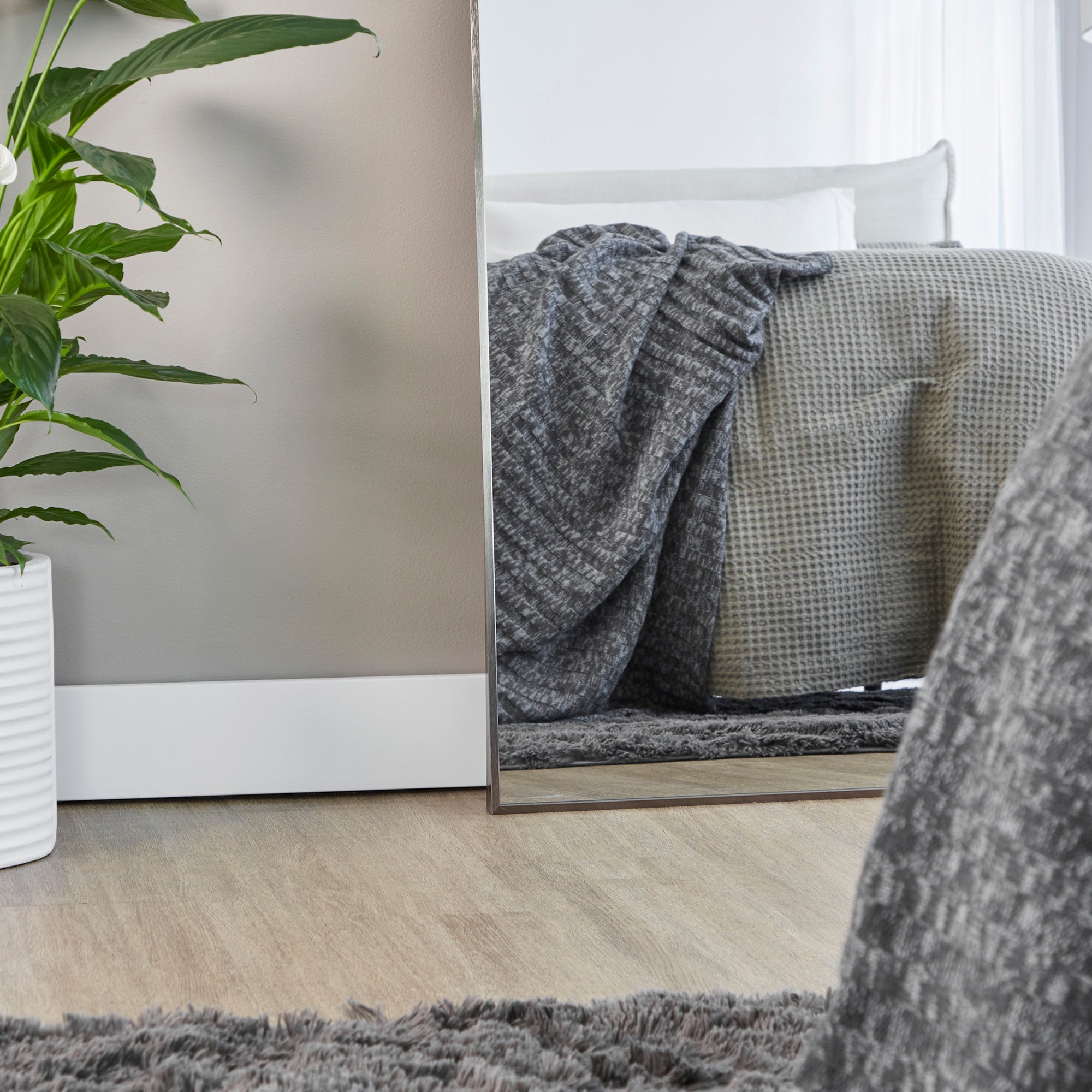 furniture, mirror, and home decor