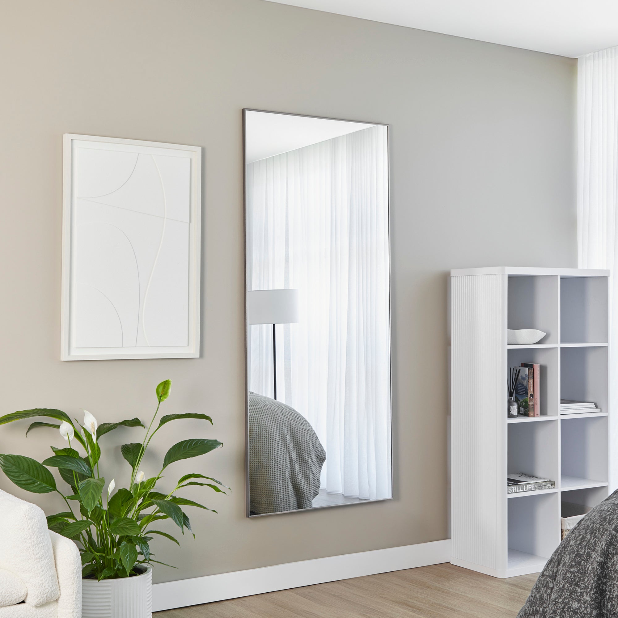 furniture, mirror, and home decor