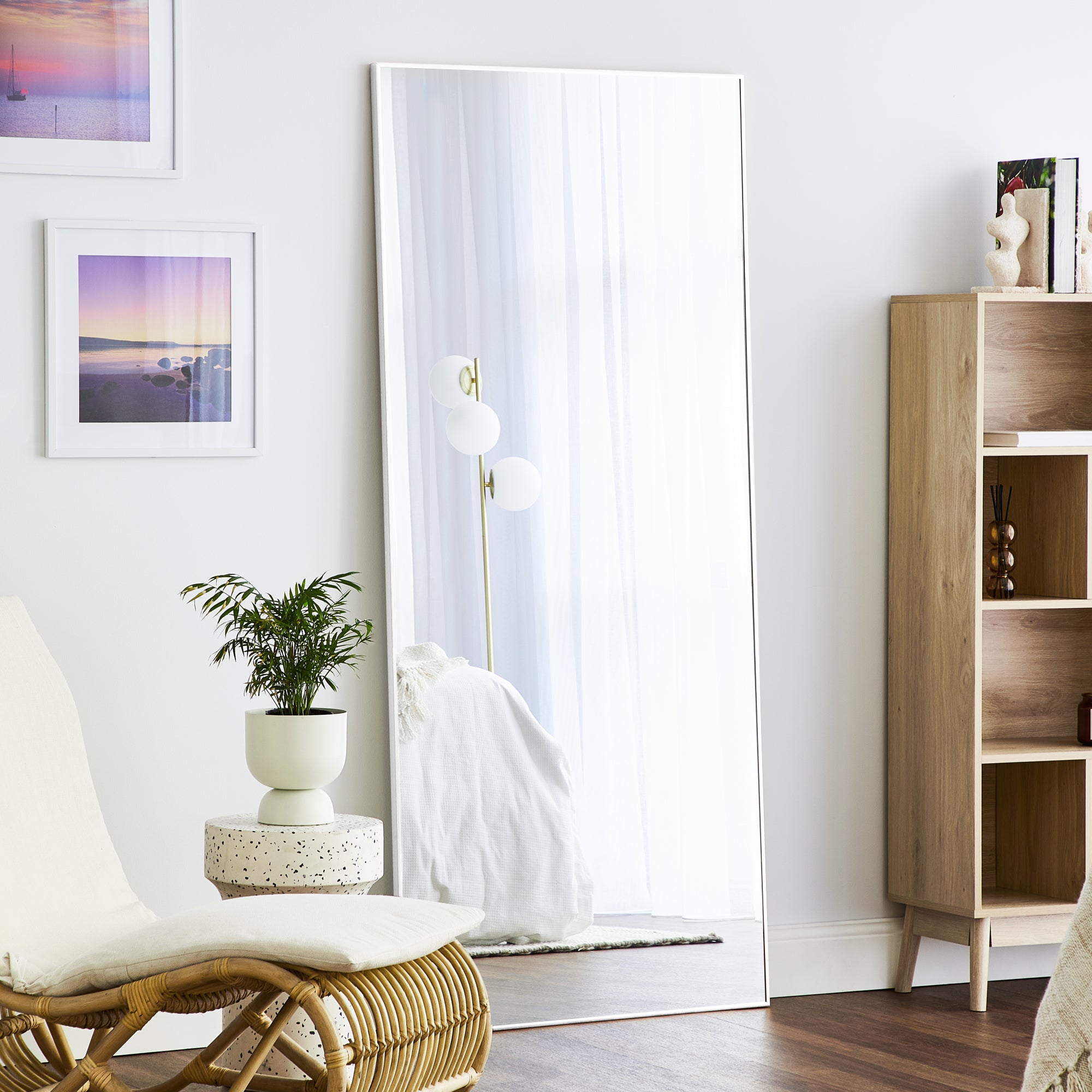 furniture, mirror, and home decor