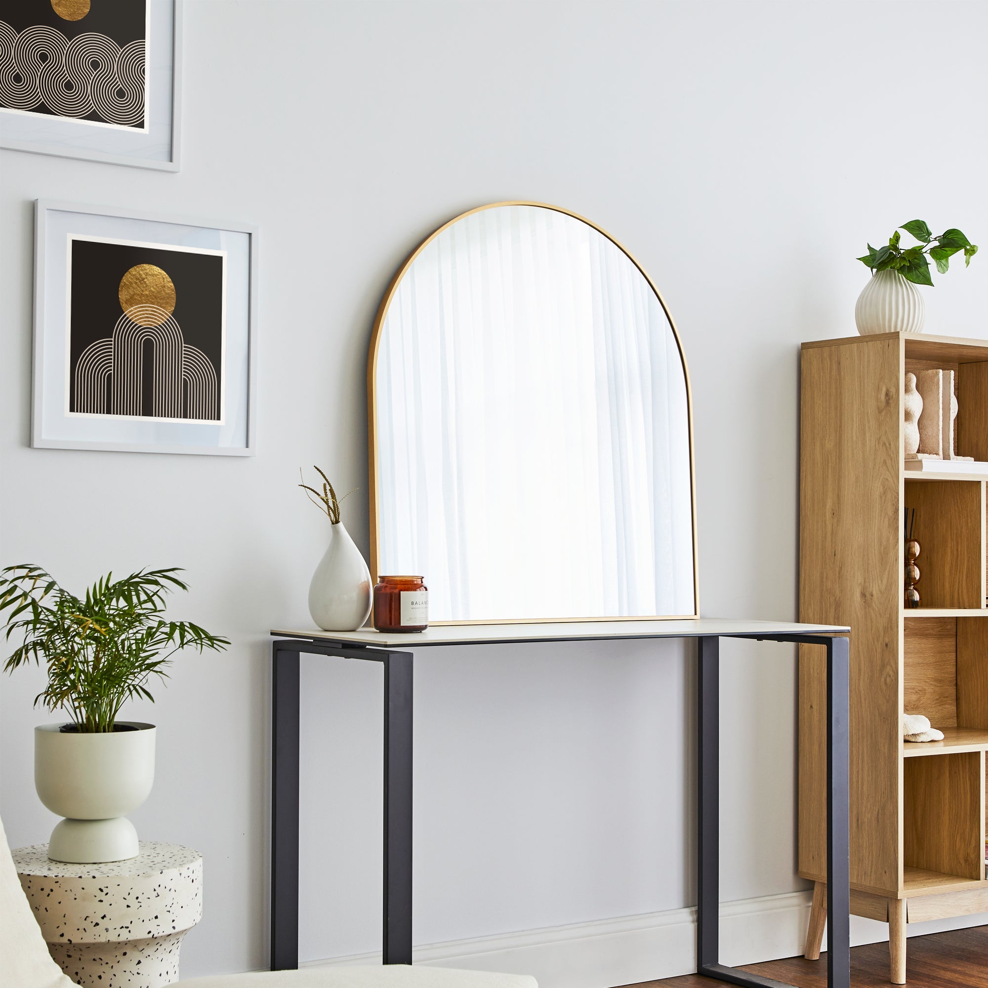 furniture, mirror, and home decor