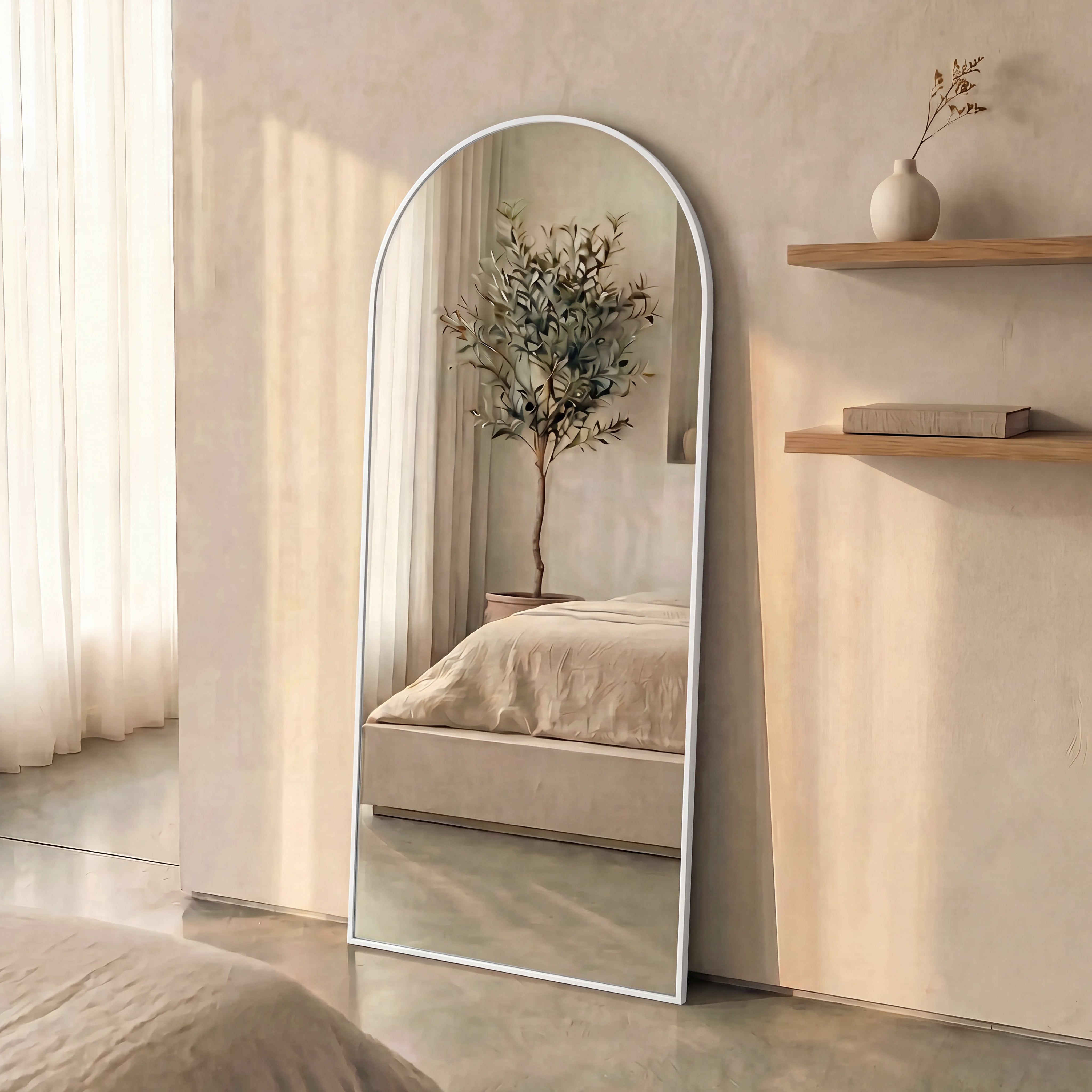 furniture, mirror, and home decor
