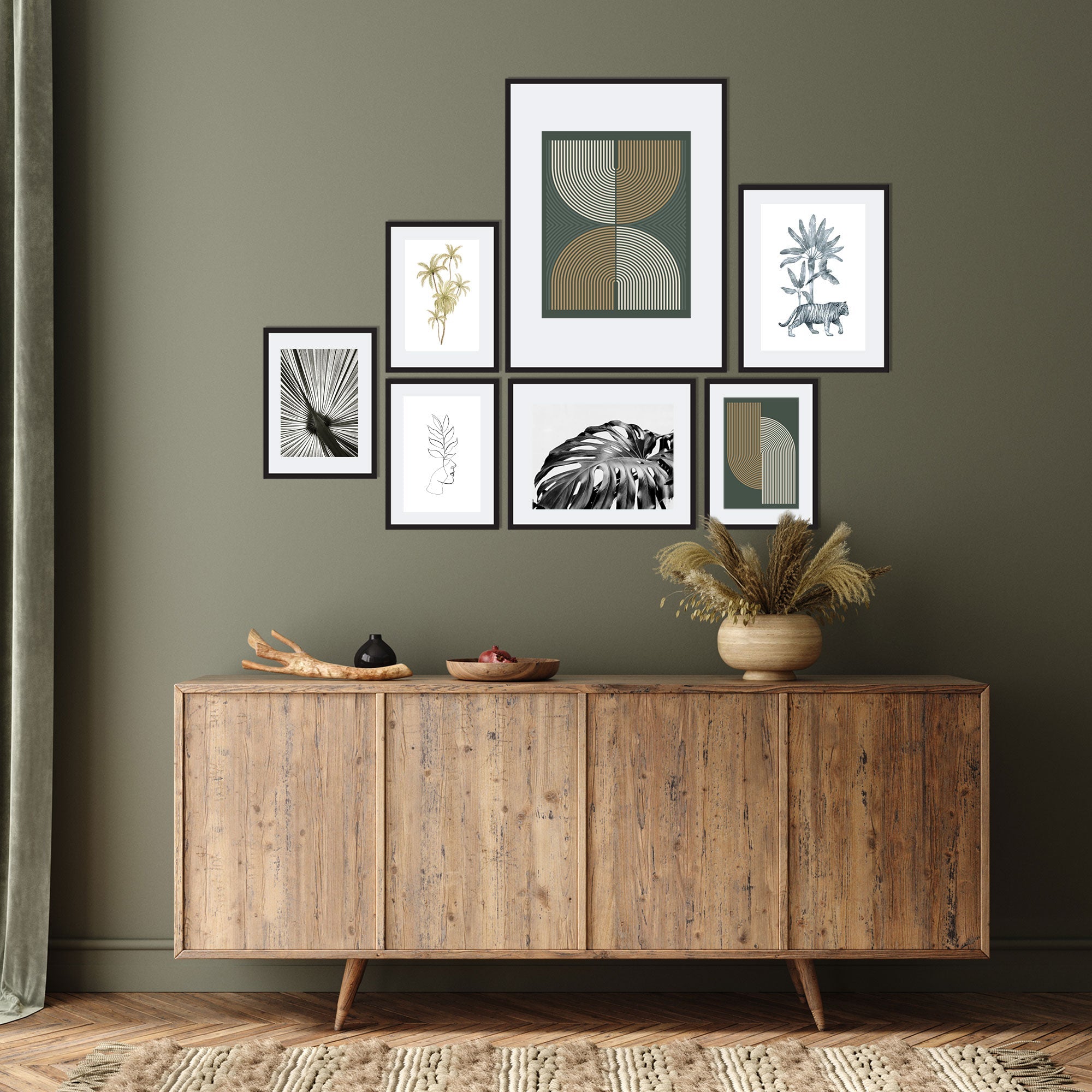 furniture, mirror, and home decor