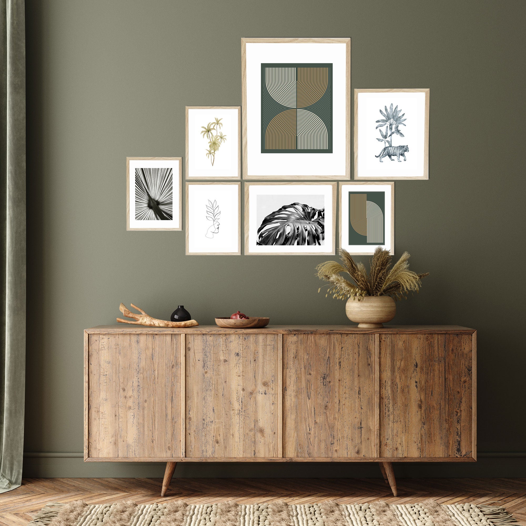 furniture, mirror, and home decor