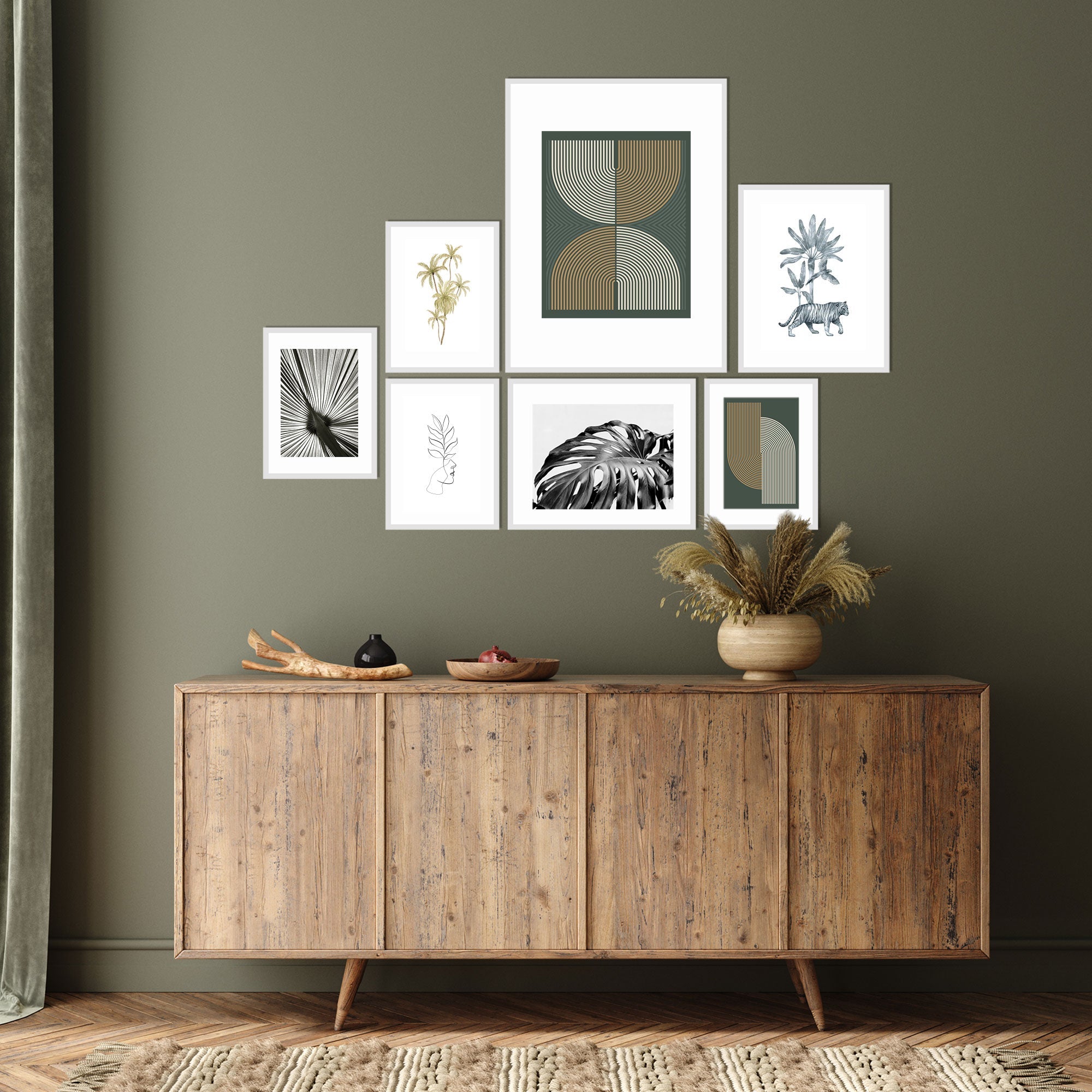 furniture, mirror, and home decor