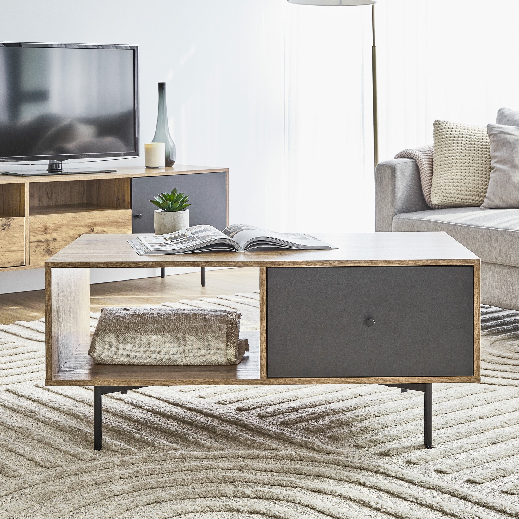 furniture, mirror, and home decor