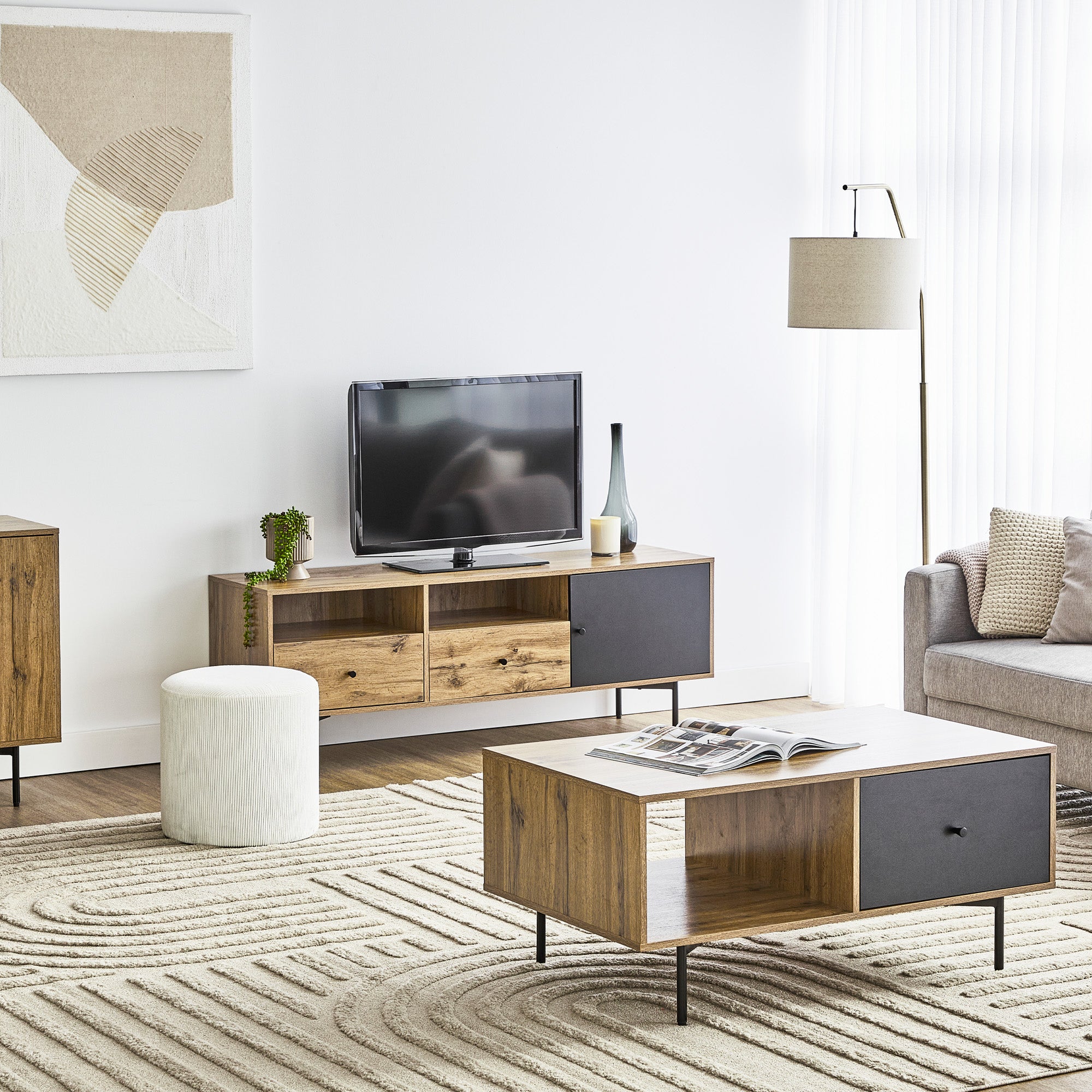 furniture, mirror, and home decor