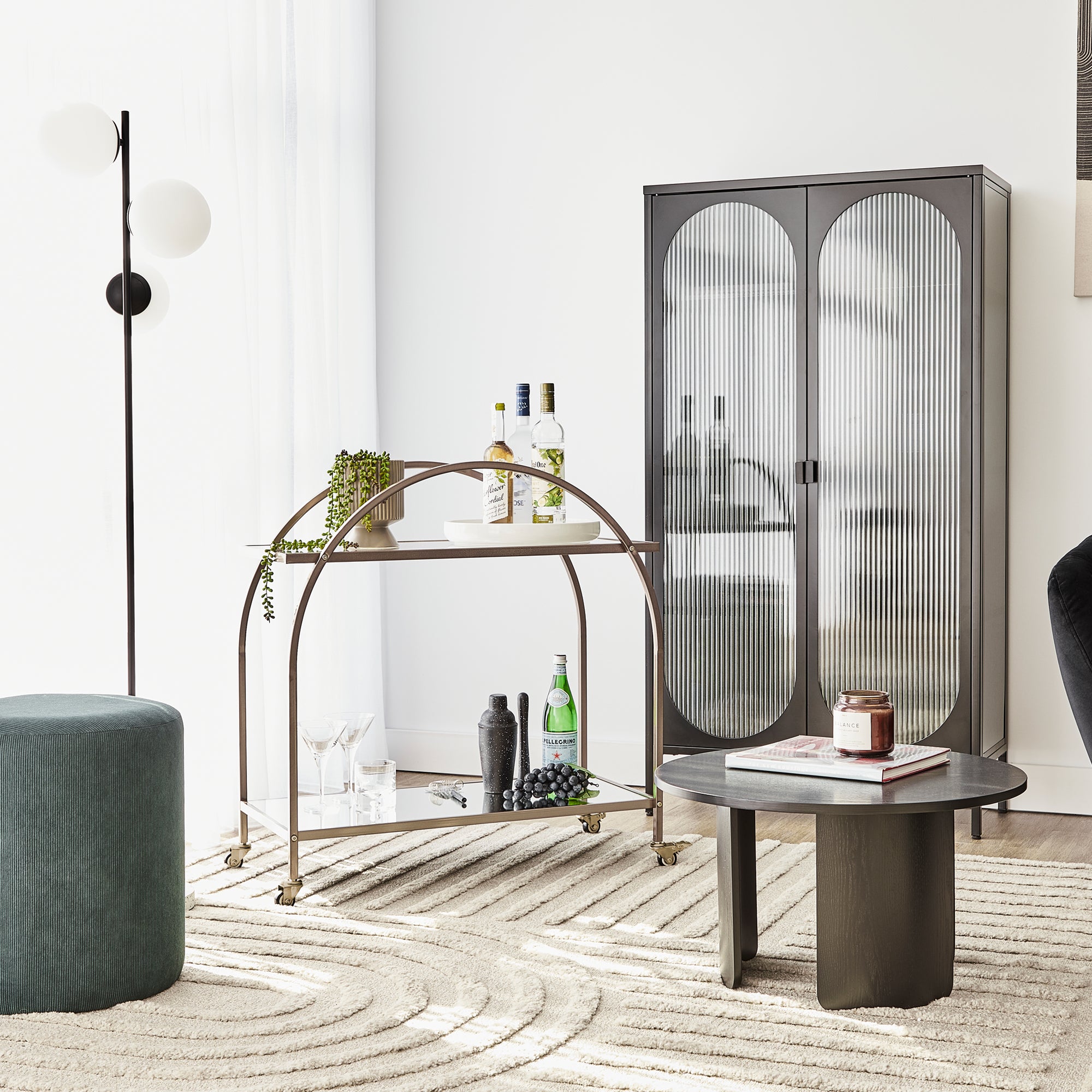 furniture, mirror, and home decor