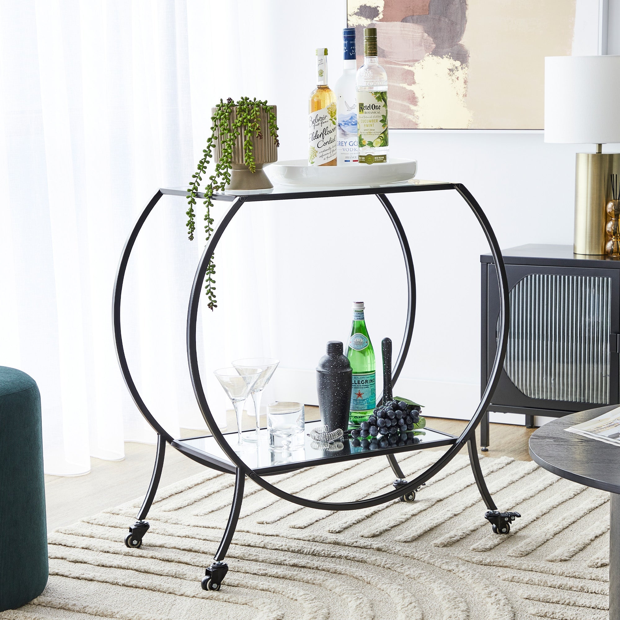 furniture, mirror, and home decor