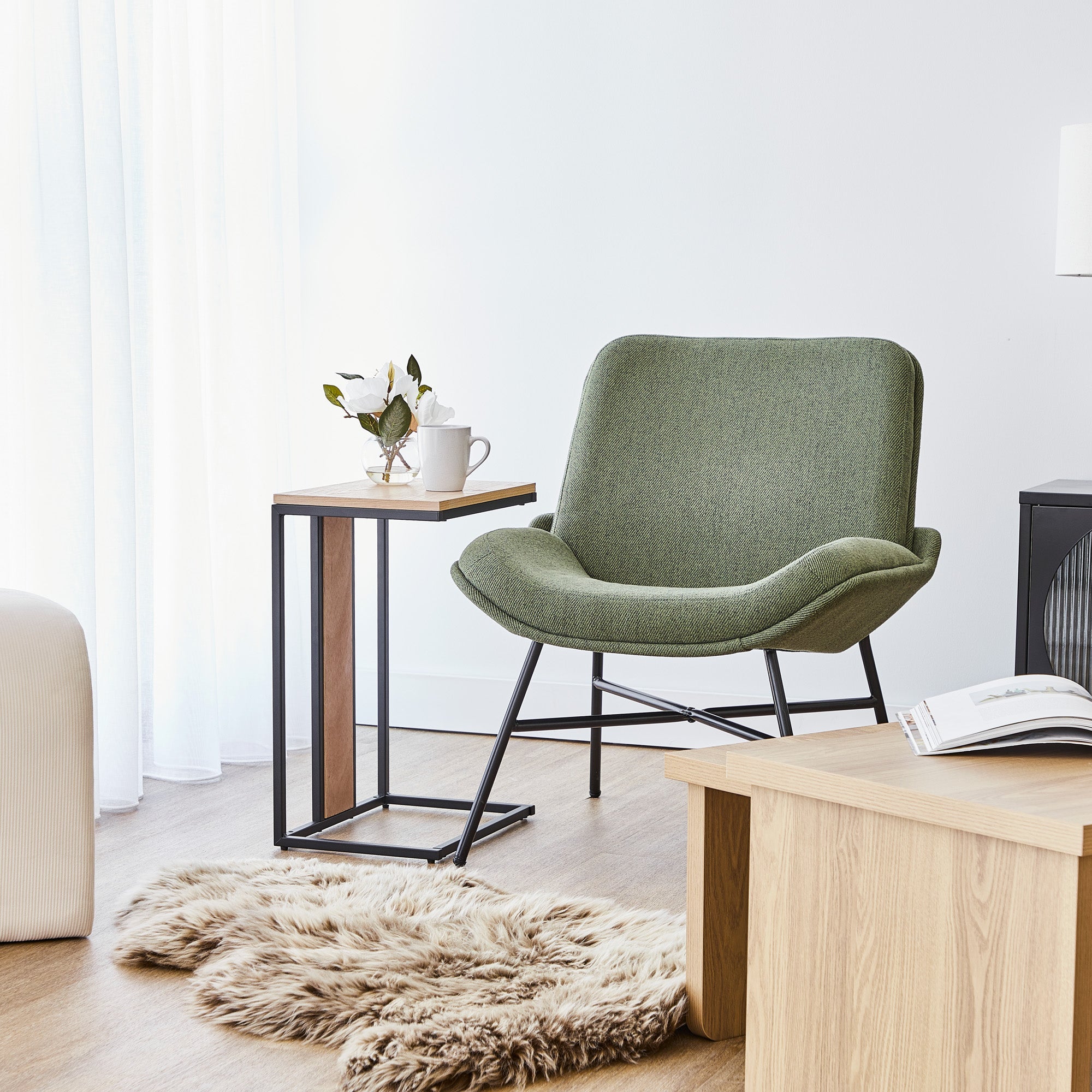 furniture, mirror, and home decor