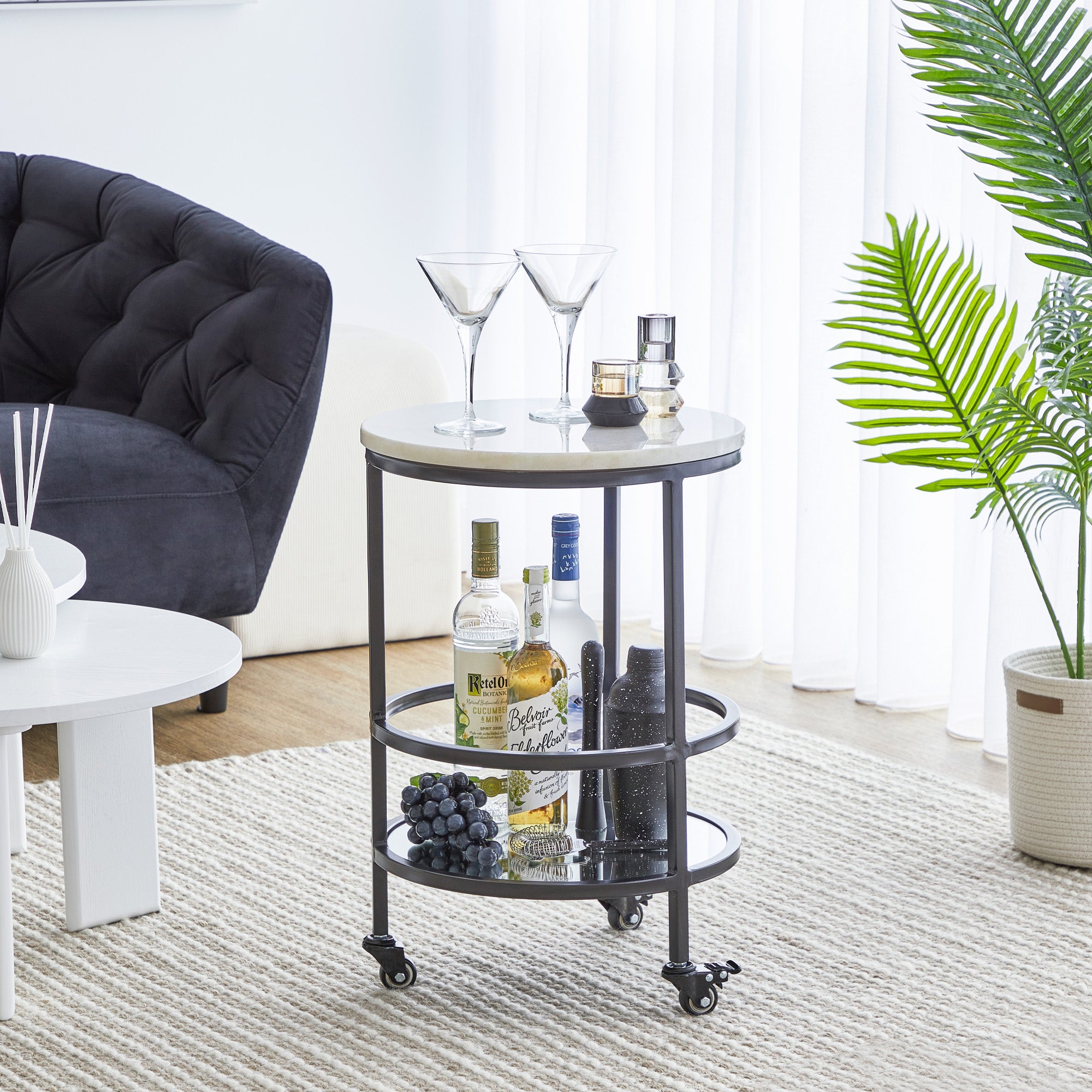 furniture, mirror, and home decor